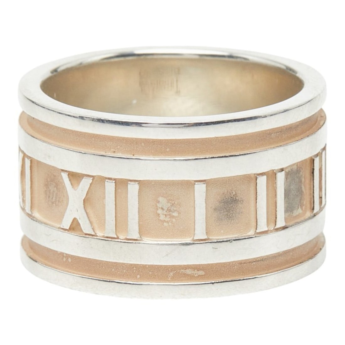 Tiffany & Co. Atlas Ring, Sterling Silver (SV925), Women's Ring.: --- Catalog ---Category: SizeWidth: 11.7mm / 0.46''Weight: 9.4g / 0.33oz.JP Size: 11US Size: 6Inner Diameter: 16.50mm / 0.65''Category: DesignType: Band ringGender: WomenMaterial: Silver 925Category: 