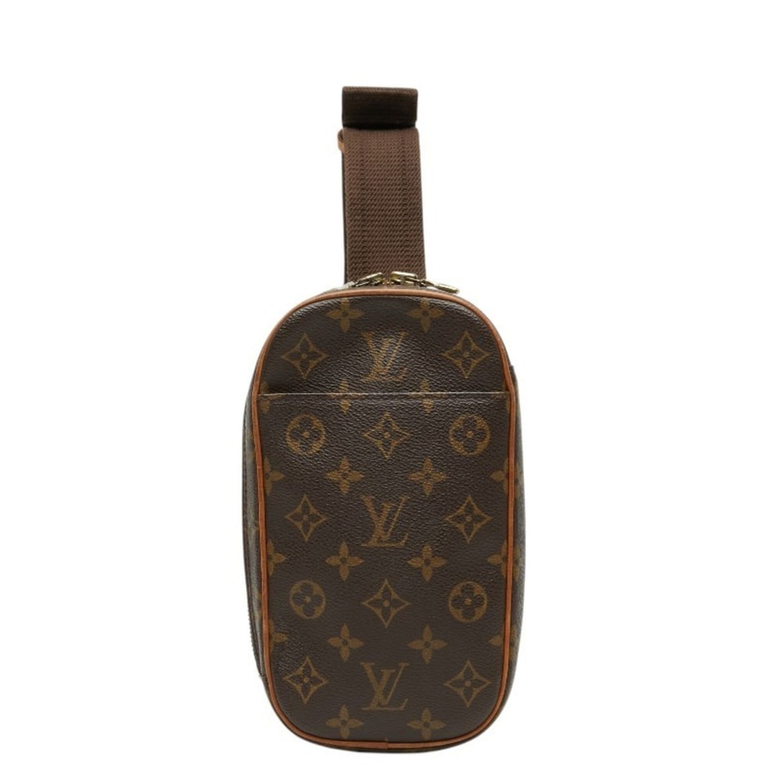 Louis Vuitton Monogram Pochette Gange Body Bag Shoulder M51870 Brown Leather Women's LOUIS VUITTON: --- Catalog ---Category: SizeSize (HxWxD): 22cm x 12cm x 4.5cm / 8.66'' x 4.72'' x 1.77''Strap Length: 141.5cm / 55.7''Category: DesignType: Pochette, Shoulder bag, Sling bagColor: BrownGender: WomenC