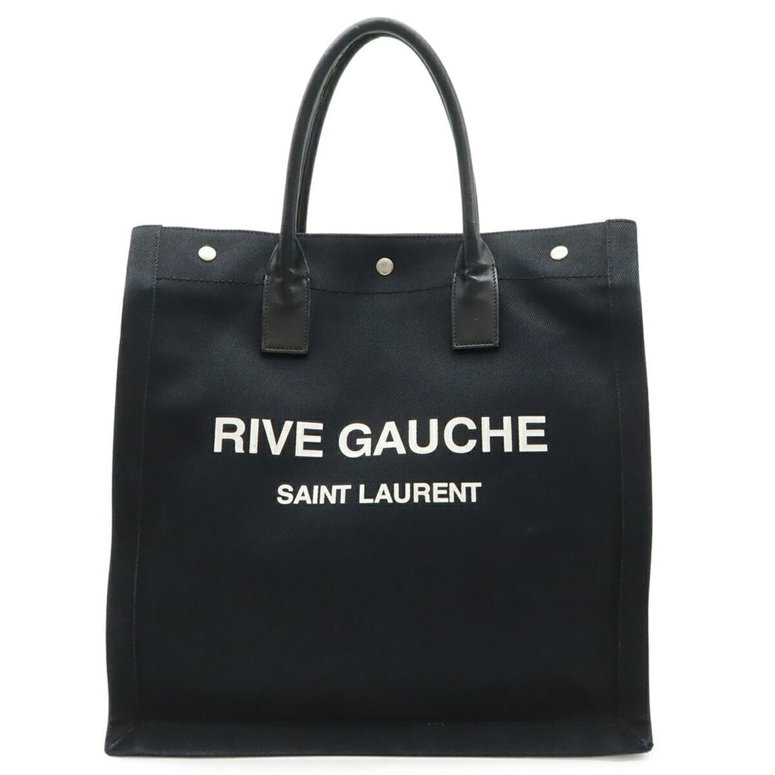 SAINT LAURENT PARIS YSL Yves Saint Laurent RIVE GAUCHE Cabas Tote Bag Canvas Leather Black 632539: --- Catalog ---Category: SizeWeight: 790g / 1.74lb.Size (HxWxD): 37.5cm x 36.5cm x 18cm / 14.76'' x 14.37'' x 7.08''Category: DesignType: Tote bagColor: BlackGender: WomenMaterial: Canvas , Leather Ca