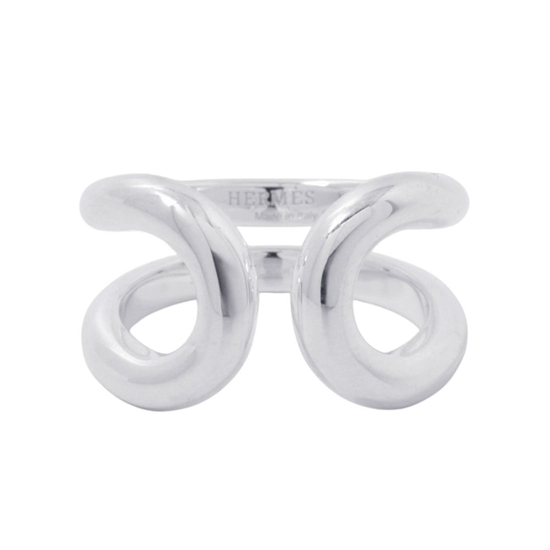 Hermes Lima PM ring, SV925 silver, ring size 52. HERMES (1 of 8)