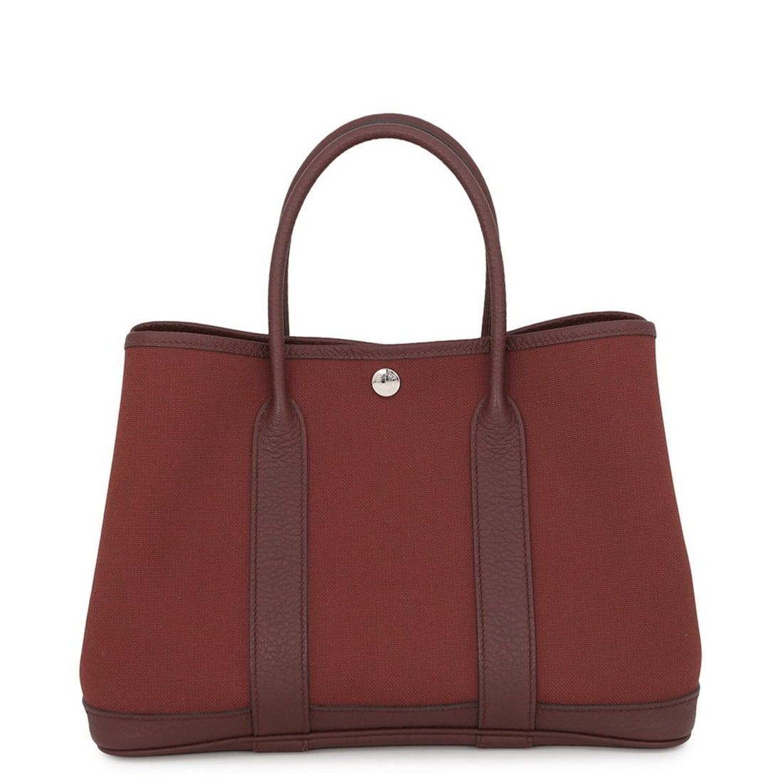 Hermes Garden TPM Tote Bag, Rouge H, Toile Military Negonda, D Stamp, Garden, Handbag, Women's: --- Catalog ---Category: SizeSize (HxWxD): 21cm x 30cm x 13cm / 8.26'' x 11.81'' x 5.11''Category: DesignType: Handbag, Tote bagColor: Rouge HGender: WomenMaterial: Negonda leather Category: GeneralBr