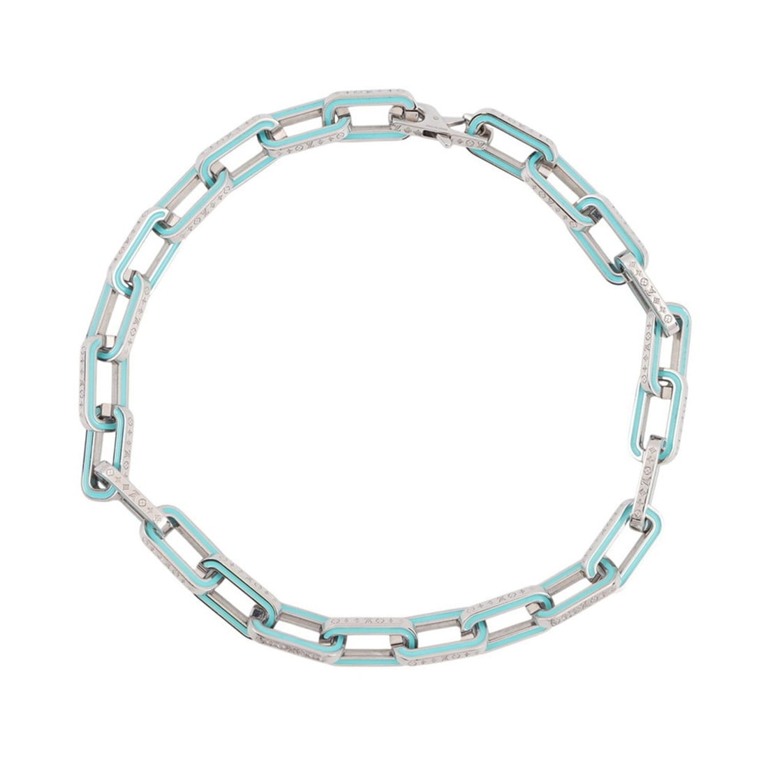 Louis Vuitton Collier Monogram Links Chain Necklace M80194 LOUIS VUITTON for Men NECKLACE: --- Catalog ---Category: SizeNeck Circumference: 53.5 cm / 21.06''Category: DesignColor: SilverGender: MenMaterial: MetalNecklace Type: NecklaceCategory: GeneralMPN: M80194Brand: Louis VuittonCountry 
