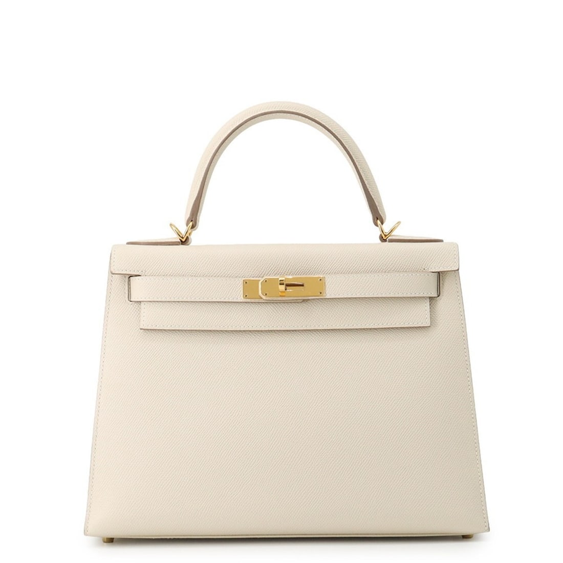 Hermes Kelly 28 handbag, external stitching, Craie Epsom leather, A stamp, HERMES 2-way bag, Kelly,: --- Catalog ---Category: SizeSize (HxWxD): 20cm x 28cm x 12cm / 7.87'' x 11.02'' x 4.72''Category: DesignType: HandbagColor: Beige, IvoryGender: WomenMaterial: Epsom leather Category: GeneralBrand: He