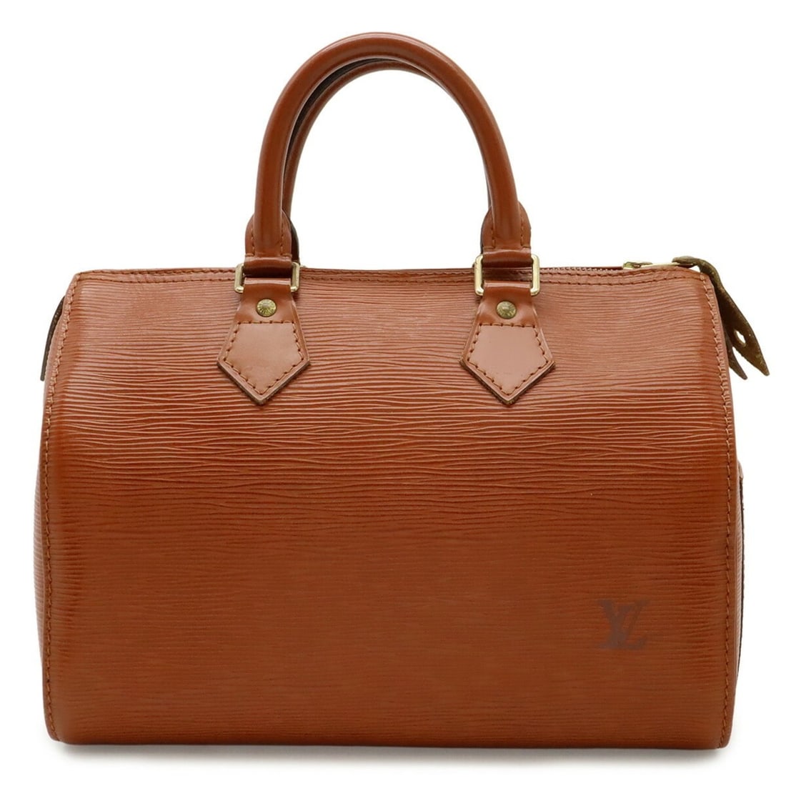 LOUIS VUITTON Epi Speedy 25 Handbag, Kenya Brown, M43013: --- Catalog ---Category: SizeWeight: 530g / 1.16lb.Size (HxWxD): 19.5cm x 27.5cm x 15cm / 7.67'' x 10.82'' x 5.9''Category: DesignType: HandbagColor: Kenyan brownStyle: CasualGender: WomenMaterial: Ep