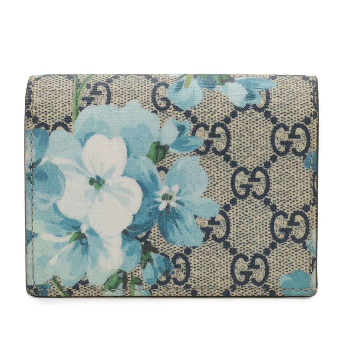 GUCCI GG Blooms Supreme Compact Wallet, Bi-fold Flower Blue Multi, 546372: --- Catalog ---Category: SizeSize (HxWxD): 8.5cm x 11cm / 3.34'' x 4.33''Category: DesignType: Wallet (bi-fold)Color: Blue, Multi-color, Red colorGender: WomenMaterial: GG Supreme , Leather Category: 