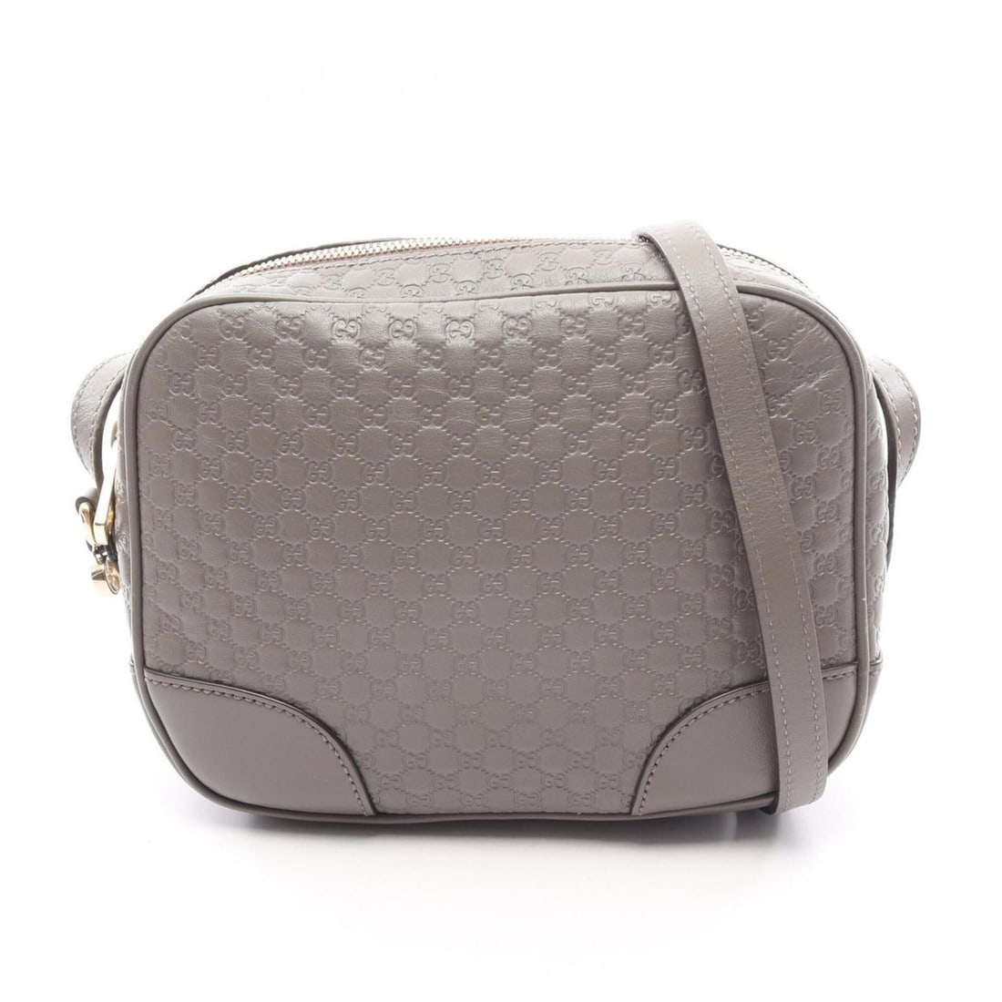Gucci Bree Microguccissima Shoulder Bag/Handbag, Leather, Women's, Gray, 449413: --- Catalog ---Category: SizeSize (HxWxD): 17cm x 20cm x 6cm / 6.69'' x 7.87'' x 2.36''Strap Length: 126cm - 136cm / 49.6'' - 53.54''Category: DesignType: Handbag, Shoulder bagColor: GrayGender: Women