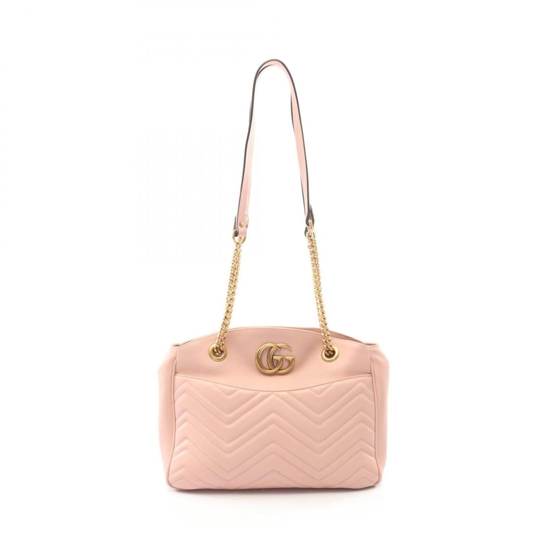 Gucci GG Marmont Shoulder Bag/Handbag, Leather, Women's, Pink, 443501: --- Catalog ---Category: SizeSize (HxWxD): 24cm x 28cm x 8cm / 9.44'' x 11.02'' x 3.14''Strap Length: 84cm / 33.07''Category: DesignType: Handbag, Shoulder bagColor: PinkGender: WomenMaterial: Leather