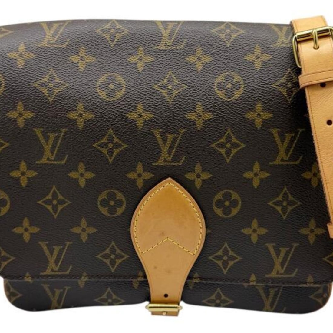 LOUIS VUITTON Louis Vuitton Monogram Cartouchiere M51252 Shoulder Bag Brown Men's Women's: --- Catalog ---Category: SizeSize (HxWxD): 23cm x 24.5cm / 9.05'' x 9.64''Category: DesignType: Shoulder bagColor: BrownGender: Men,WomenMaterial: Monogram Category: GeneralBrand: Louis Vuitton--- Ite