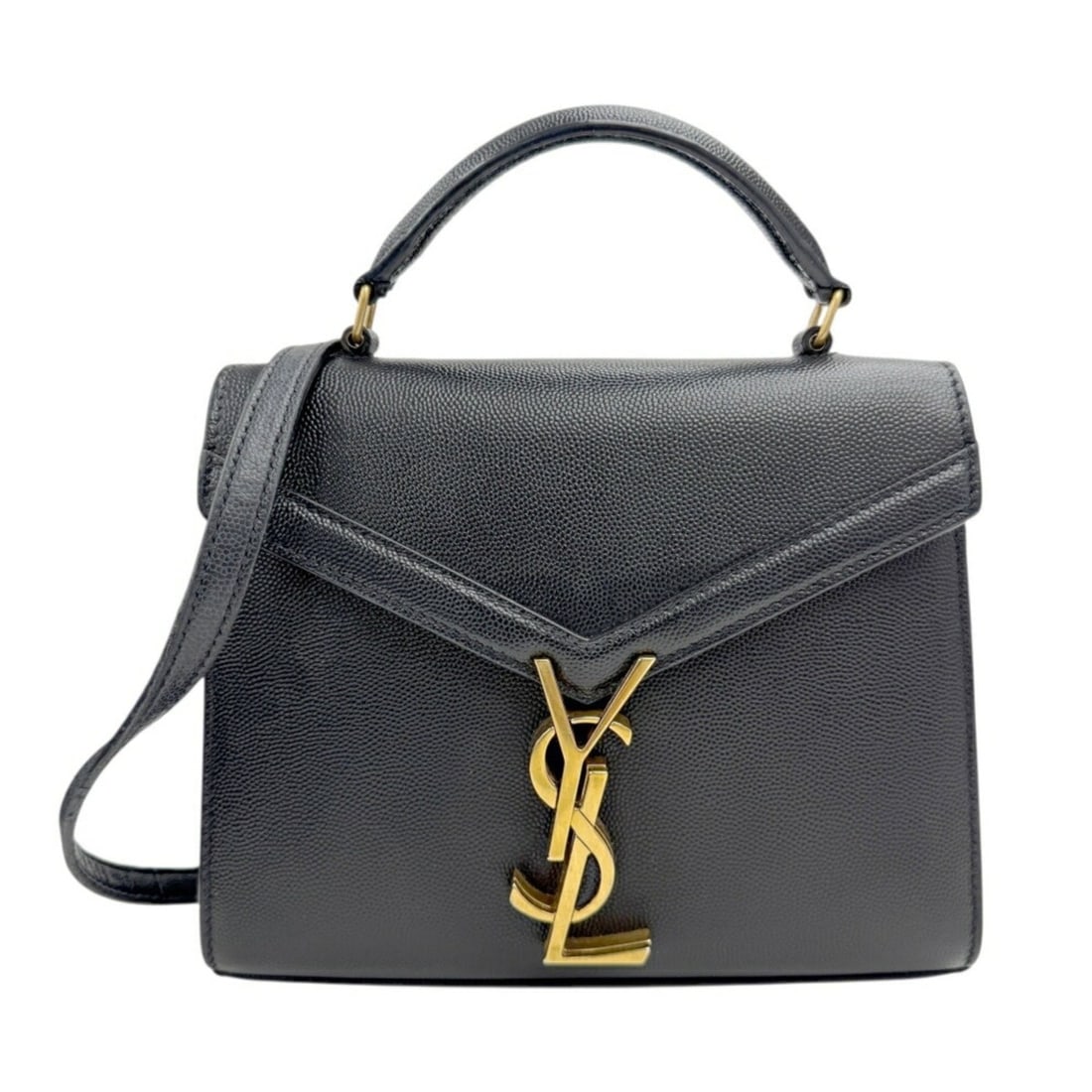 Yves Saint Laurent SAINT LAURENT PARIS Cassandra Mini Black Shoulder Handbag: --- Catalog ---Category: SizeSize (HxWxD): 16cm x 20cm x 6cm / 6.29'' x 7.87'' x 2.36''Category: DesignType: HandbagColor: BlackGender: WomenMaterial: Leather Category: GeneralBrand: Saint Laurent--- 