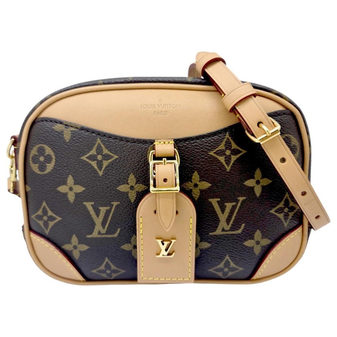 LOUIS VUITTON Louis Vuitton Monogram Deauville Mini M45528 Shoulder Bag Pouch MINI Women's: --- Catalog ---Category: SizeSize (HxWxD): 16cm x 19cm x 8cm / 6.29'' x 7.48'' x 3.14''Category: DesignType: Pochette, Shoulder bagColor: BrownGender: WomenMaterial: Monogram Category: GeneralBrand: L