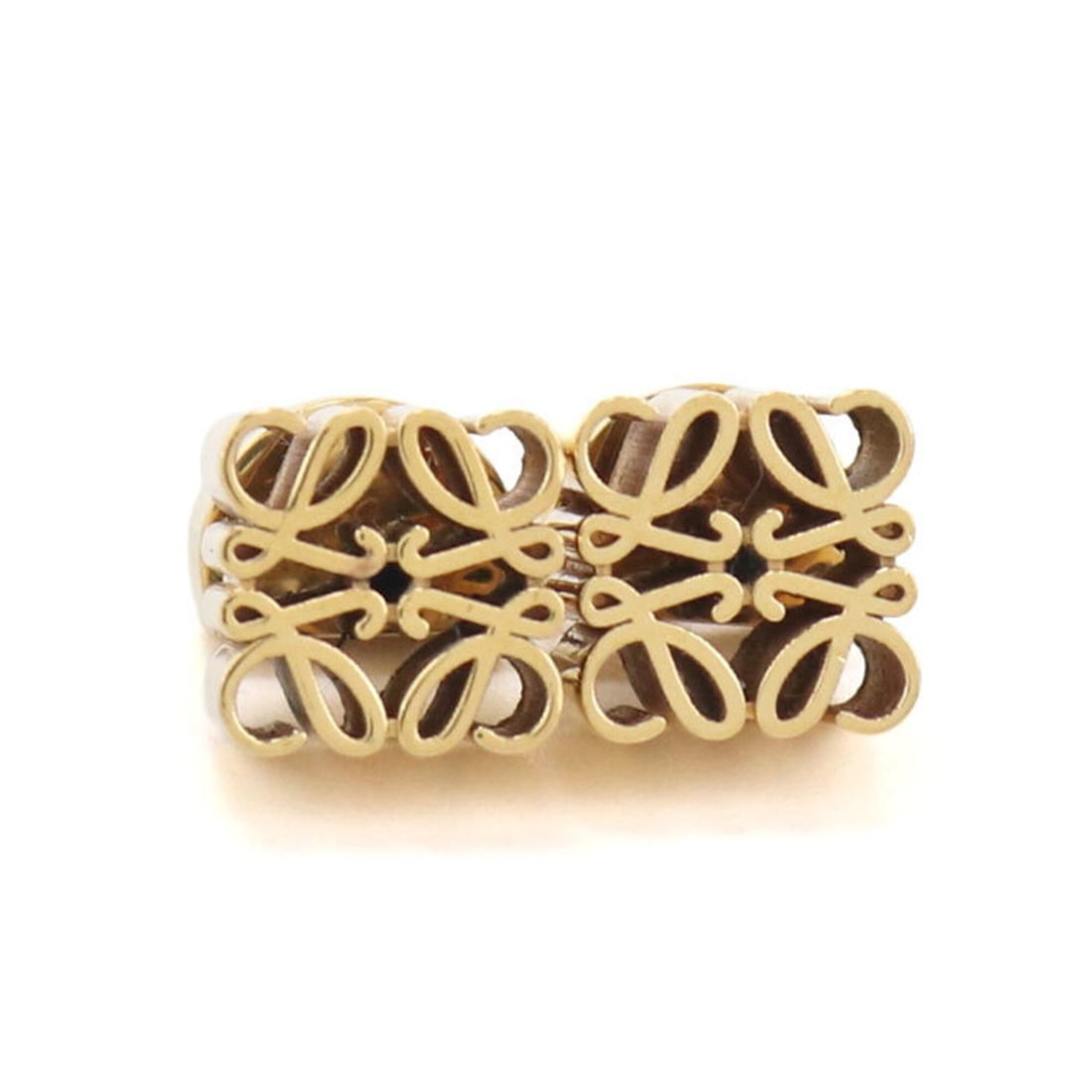 LOEWE Anagram Earrings for Women, Gold: --- Catalog ---Category: SizeSize (HxWxD): 10.00mm x 10.00mm / 0.39'' x 0.39''Category: DesignType: Stud earringsColor: GoldGender: WomenMaterial: MetalCategory: GeneralBrand: LoeweCountry of Origin: 