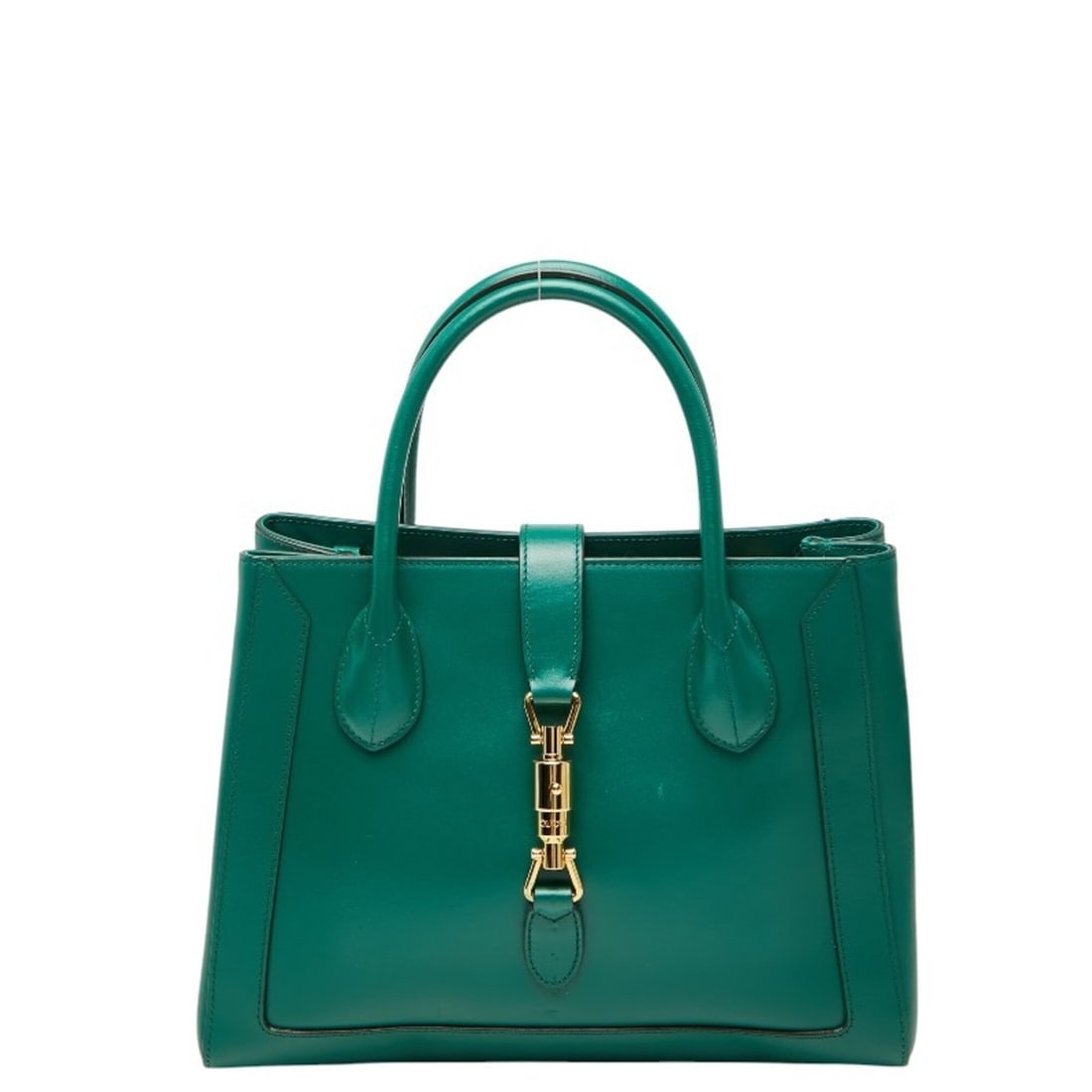 Gucci Jackie 1961 Handbag 649016 Green Leather Women's GUCCI: --- Catalog ---Category: SizeSize (HxWxD): 22.5cm x 29.5cm x 10.5cm / 8.85'' x 11.61'' x 4.13''Category: DesignType: HandbagColor: GreenGender: WomenMaterial: Leather Category: GeneralMPN: 649016Brand