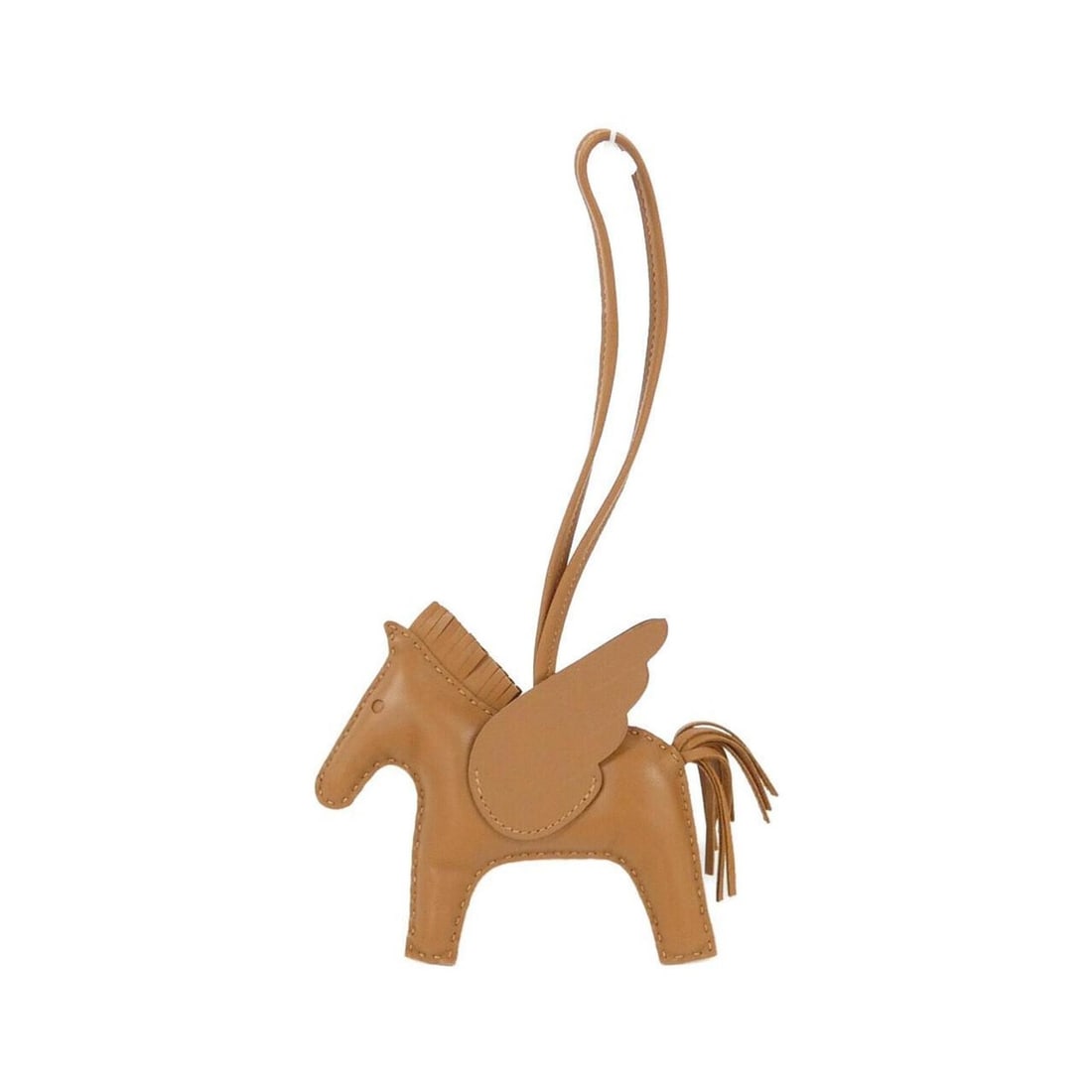 Hermes Rodeo Pegasus Accessory Bag Charm MM 083011CA: --- Catalog ---Category: SizeSize (HxWxD): 105.00mm x 130.00mm / 4.13'' x 5.12''Category: DesignType: Handbag charmColor: GoldGender: Women,MenMaterial: Agneau MiloCategory: GeneralBrand: Hermes--- It