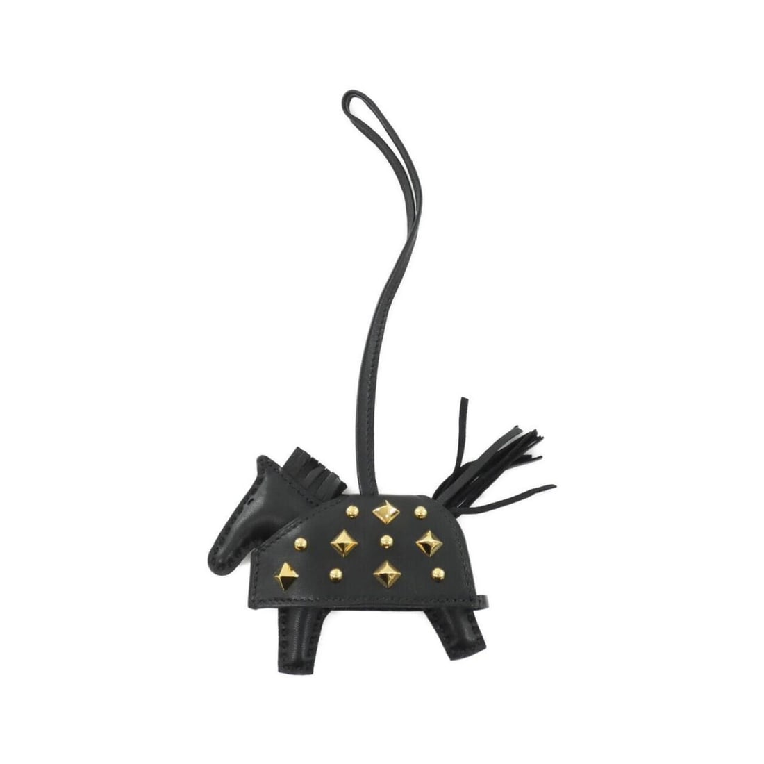 Hermes Rodeo Robeo Lock PM 086961CC Accessory Bag Charm: --- Catalog ---Category: SizeSize (HxWxD): 80.00mm x 90.00mm / 3.15'' x 3.54''Category: DesignType: Handbag charmColor: BlackGender: Men,WomenMaterial: Agneau MiloCategory: GeneralBrand: Hermes--- Ite
