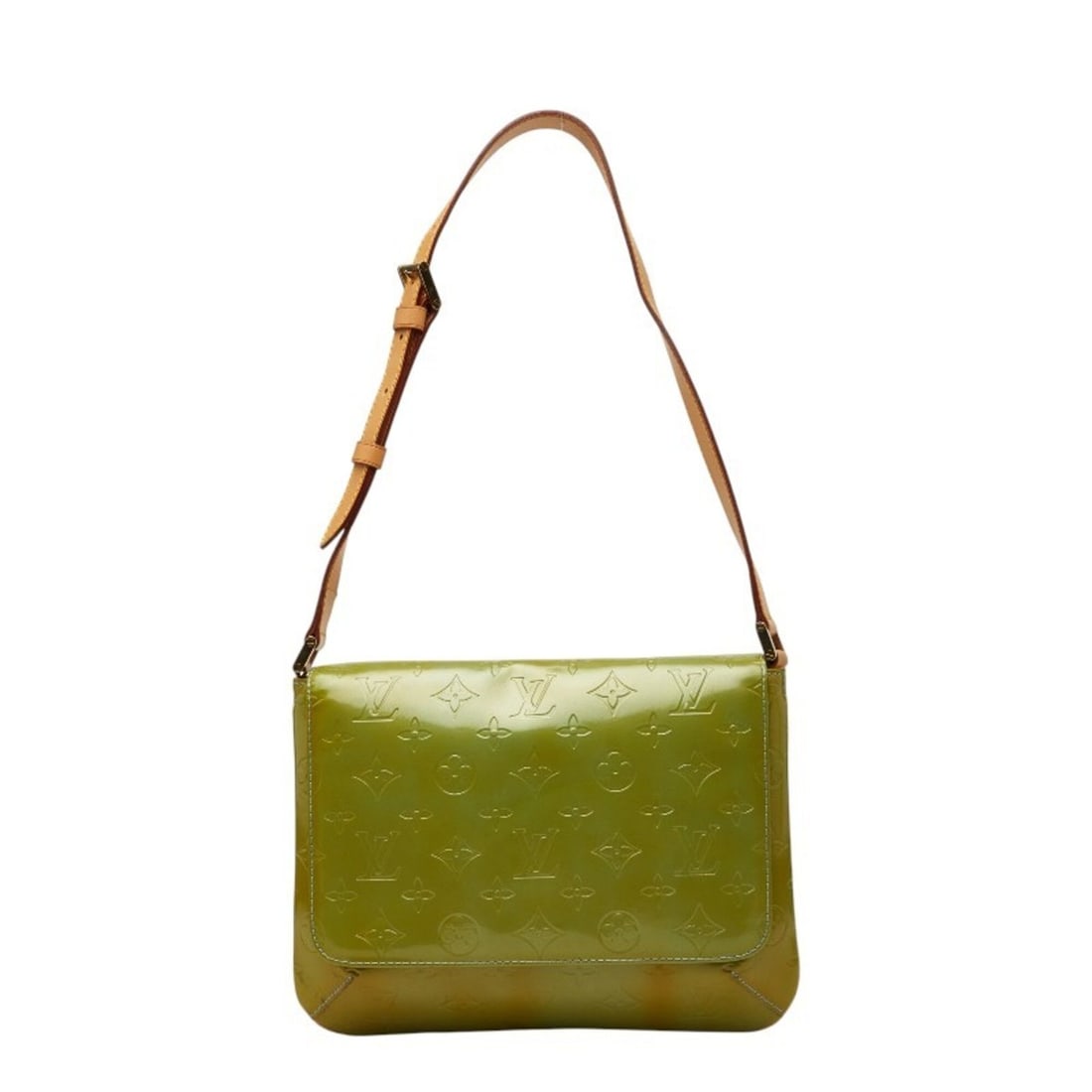 Louis Vuitton Monogram Vernis Thompson Street Shoulder Bag M91009 Green Baby Blue Patent Leather: --- Catalog ---Category: SizeStrap Drop: 31.5cm / 12.4''Size (HxWxD): 20.5cm x 26.5cm x 5cm / 8.07'' x 10.43'' x 1.96''Category: DesignType: Shoulder bagColor: Baby blue, GreenGender: WomenClosure: Ma