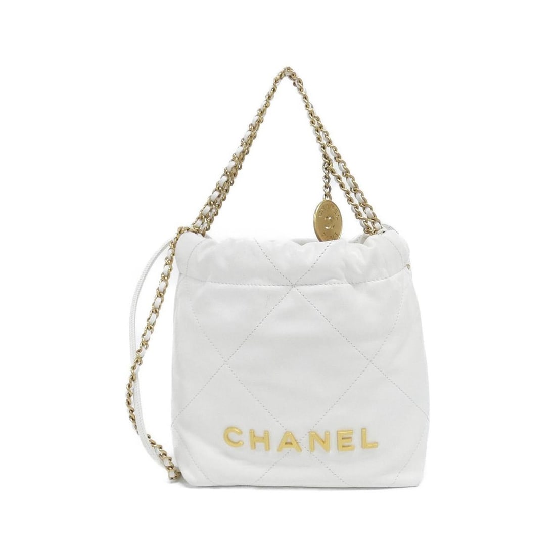 Chanel 22 Line MINI AS3980 Handbag: --- Catalog ---Category: SizeSize (HxWxD): 19cm x 18cm x 6cm / 7.48'' x 7.08'' x 2.36''Category: DesignType: HandbagColor: WhiteGender: Women,MenMaterial: Leather Leather/Fur Type: CalfskinCategory: