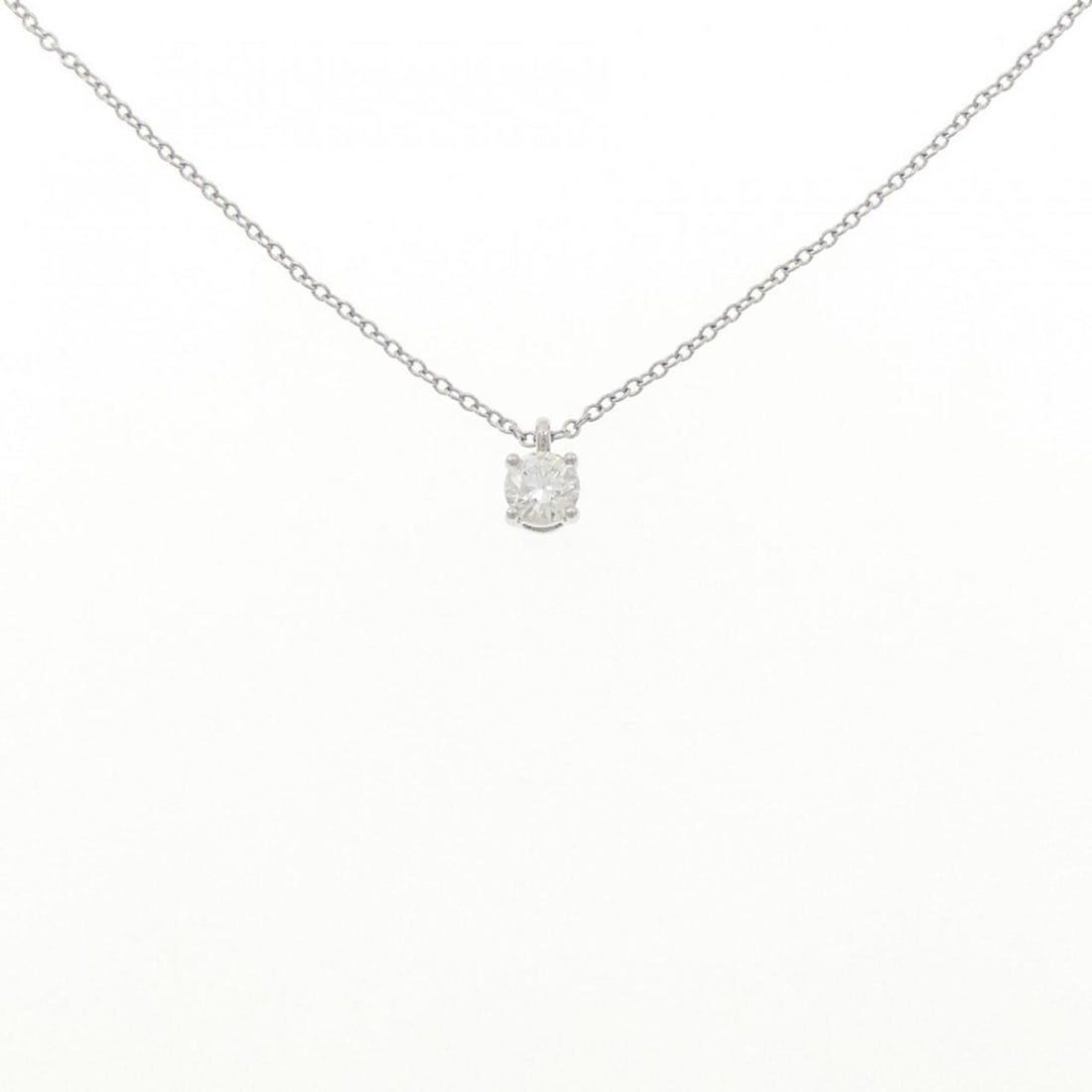 Tiffany Solitaire Necklace: --- Catalog ---Category: SizePendant Size: 6.4mm x 4.1mm / 0.25'' x 0.16''Neck Circumference: 42 cm / 16.53''Category: DesignColor: PlatinumStone: DiamondGender: WomenMaterial: Platinum 950Pendant Typ