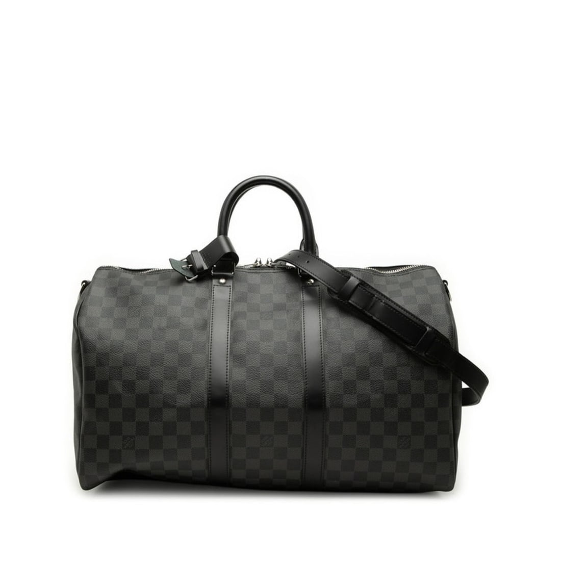 Louis Vuitton Damier Graphite Keepall Bandoulière 45 Boston Bag Shoulder 2WAY N41418 Black Leather: --- Catalog ---Category: SizeStrap Drop: 47cm / 18.5''Handle Drop: 12.00cm / 4.72''Size (HxWxD): 27cm x 45cm x 20cm / 10.62'' x 17.71'' x 7.87''Category: DesignType: Boston bag, HandbagColor: BlackGen