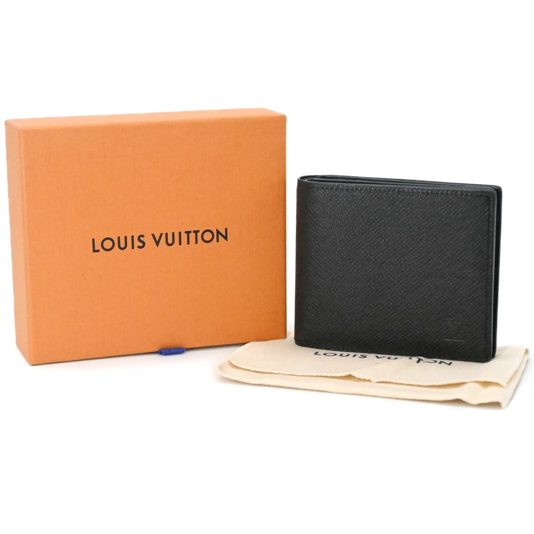 LOUIS VUITTON Louis Vuitton Portefeuille Amerigo NM Bi-fold Wallet Taiga Leather Men's Black M62045: --- Catalog ---Category: SizeSize (HxWxD): 9cm x 11cm x 1.5cm / 3.54'' x 4.33'' x 0.59''Category: DesignType: Wallet (bi-fold)Color: BlackGender: MenMaterial: Taiga leather Category: GeneralMPN: M6204