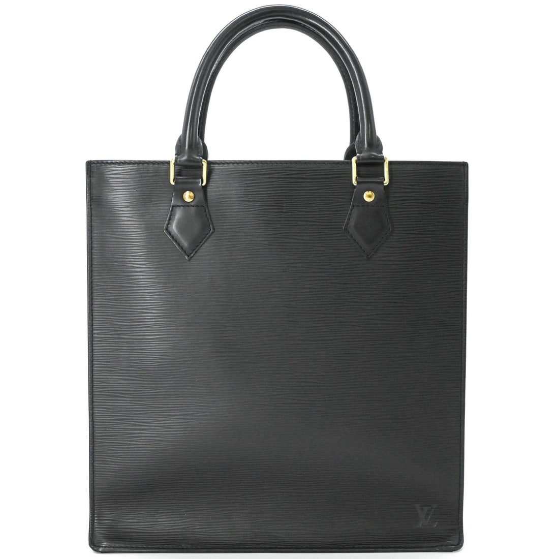 LOUIS VUITTON Louis Vuitton Sac Plat PM Tote Bag Handbag Epi Leather Black M52742: --- Catalog ---Category: SizeSize (HxWxD): 30cm x 29cm x 9.5cm / 11.81'' x 11.41'' x 3.74''Category: DesignType: HandbagColor: BlackGender: WomenMaterial: Epi leather Category: GeneralMPN: M52742Brand