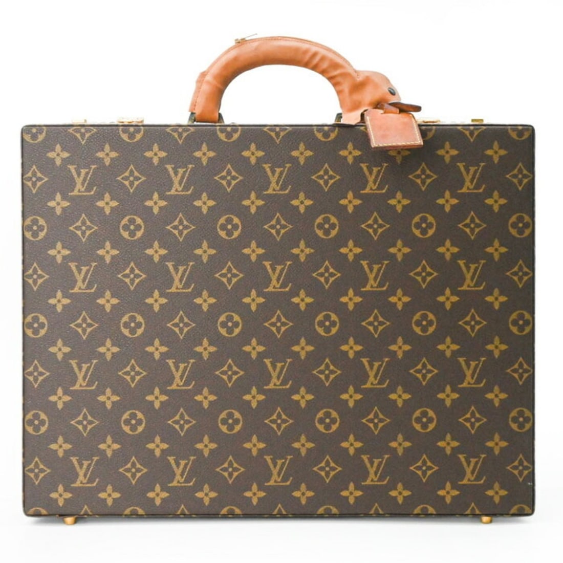 LOUIS VUITTON Louis Vuitton Crusher Monogram Attache Case President Men's Brown M53124: --- Catalog ---Category: SizeSize (HxWxD): 23.5cm x 42.5cm x 8.5cm / 9.25'' x 16.73'' x 3.34''Category: DesignType: Attaché caseColor: Brown, MonogramGender: MenMaterial: Leather Category: GeneralMPN