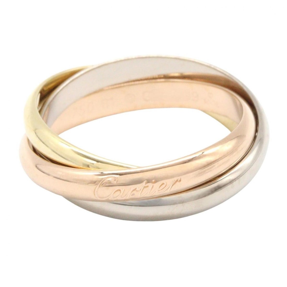 Cartier Trinity Ring - Ring/Finger Jewelry 18K (Yellow Gold), 18KWG (White 18KPG (Pink Gold): --- Catalog ---Category: SizeJP Size: 20US Size: 10Category: DesignType: Band ringColor: Gold, SilverGender: Men,WomenMaterial: Pink gold (18K), White gold (18K), Yellow gold (18K)Category: GeneralMPN