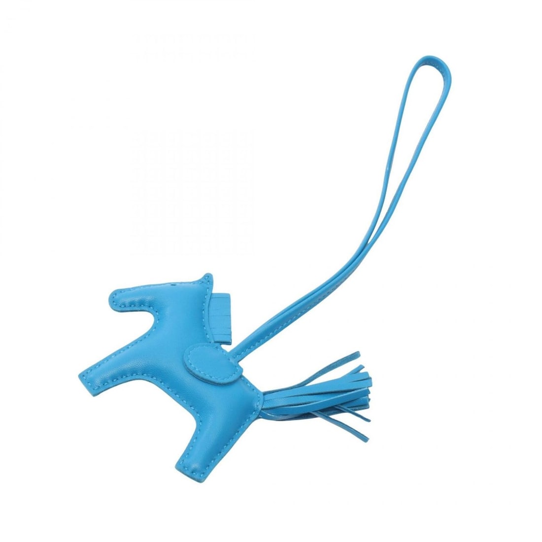 Hermes Rodeo PM Charm Accessory, Leather, Agneau Milo, Women's, Blue: --- Catalog ---Category: DesignType: Handbag charmColor: BlueGender: WomenMaterial: Agneau Milo, LeatherCategory: GeneralBrand: Hermes--- Item List ---Section: ConditionRanking: Rank A Used - A few tr