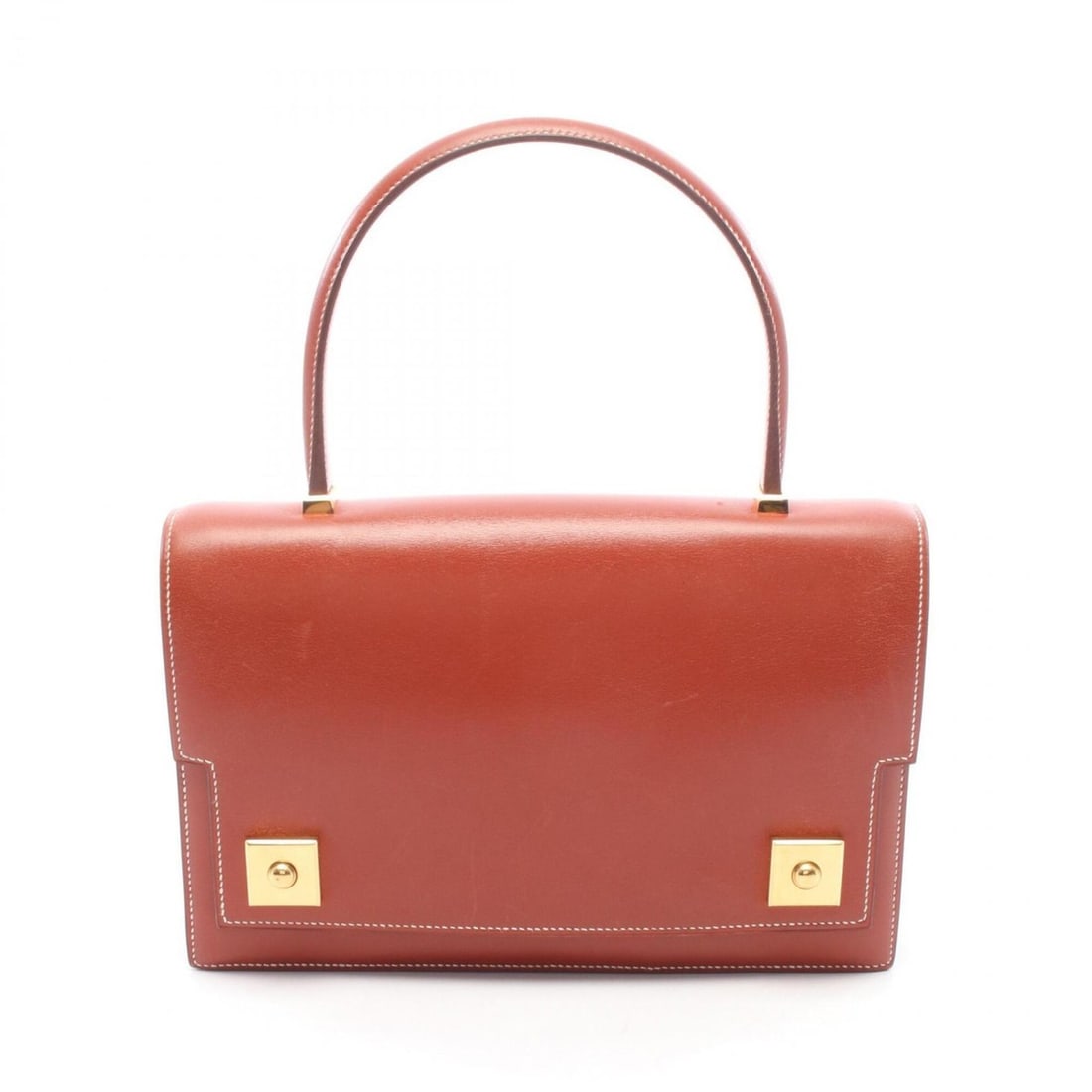 Hermes Piano Brick Handbag, Calfskin (Cowhide), Box Calf Leather, Women's, Brown: --- Catalog ---Category: SizeSize (HxWxD): 16cm x 25.5cm x 4cm / 6.29'' x 10.03'' x 1.57''Category: DesignType: HandbagColor: BrownGender: WomenMaterial: Box calf leather , Leather Hardware Color: Gol