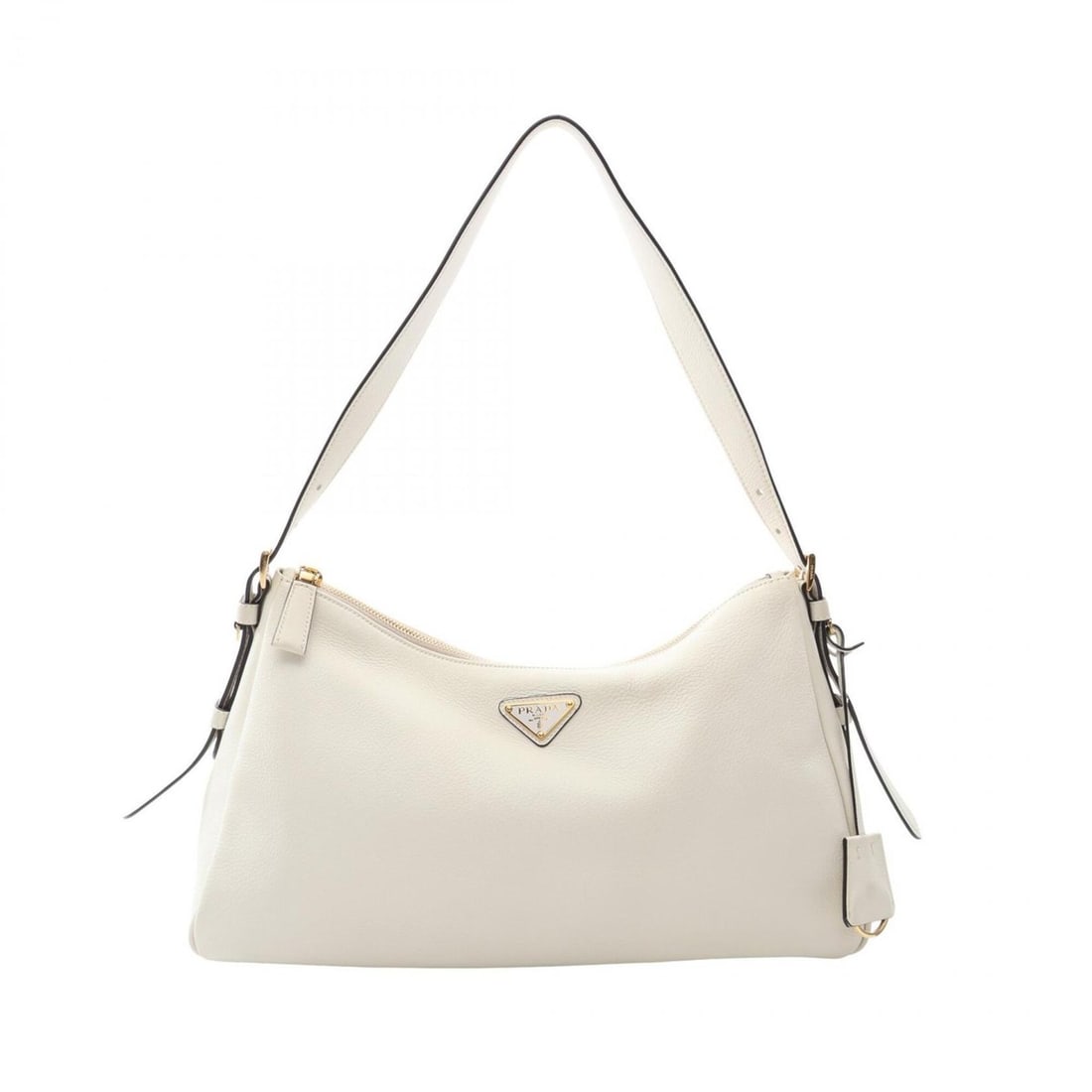 Prada PRADA Aimé Large Shoulder Bag Handbag Leather Women's White (1 of 11)