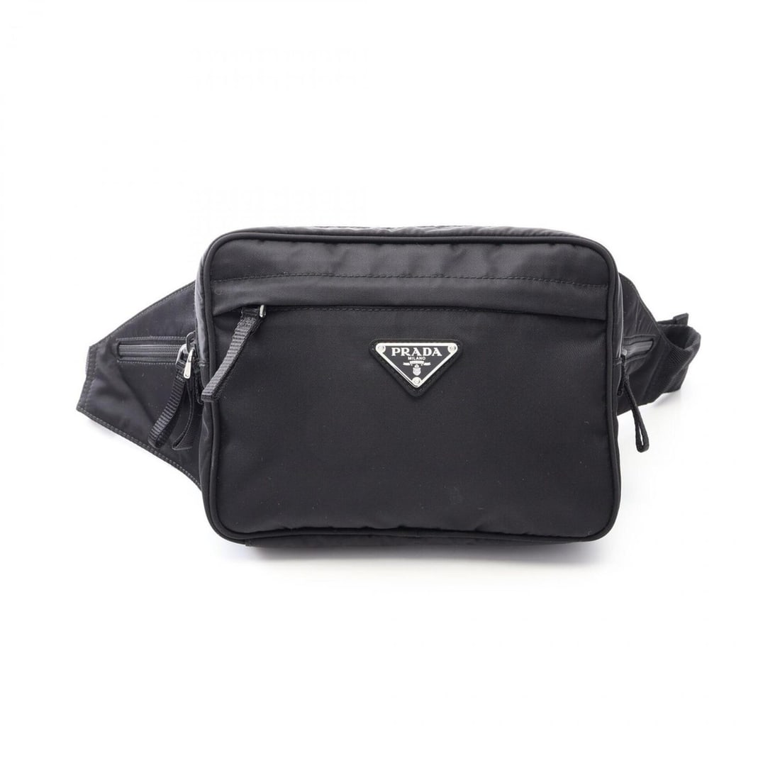Prada TESSUTO MONTAG Waist Bag, Body Handbag, Nylon, Men's & Women's, Black: --- Catalog ---Category: SizeSize (HxWxD): 15cm x 20cm x 5.5cm / 5.9'' x 7.87'' x 2.16''Category: DesignType: Fanny pack, HandbagColor: BlackGender: Men,WomenMaterial: Nylon Category: GeneralBrand: Pr
