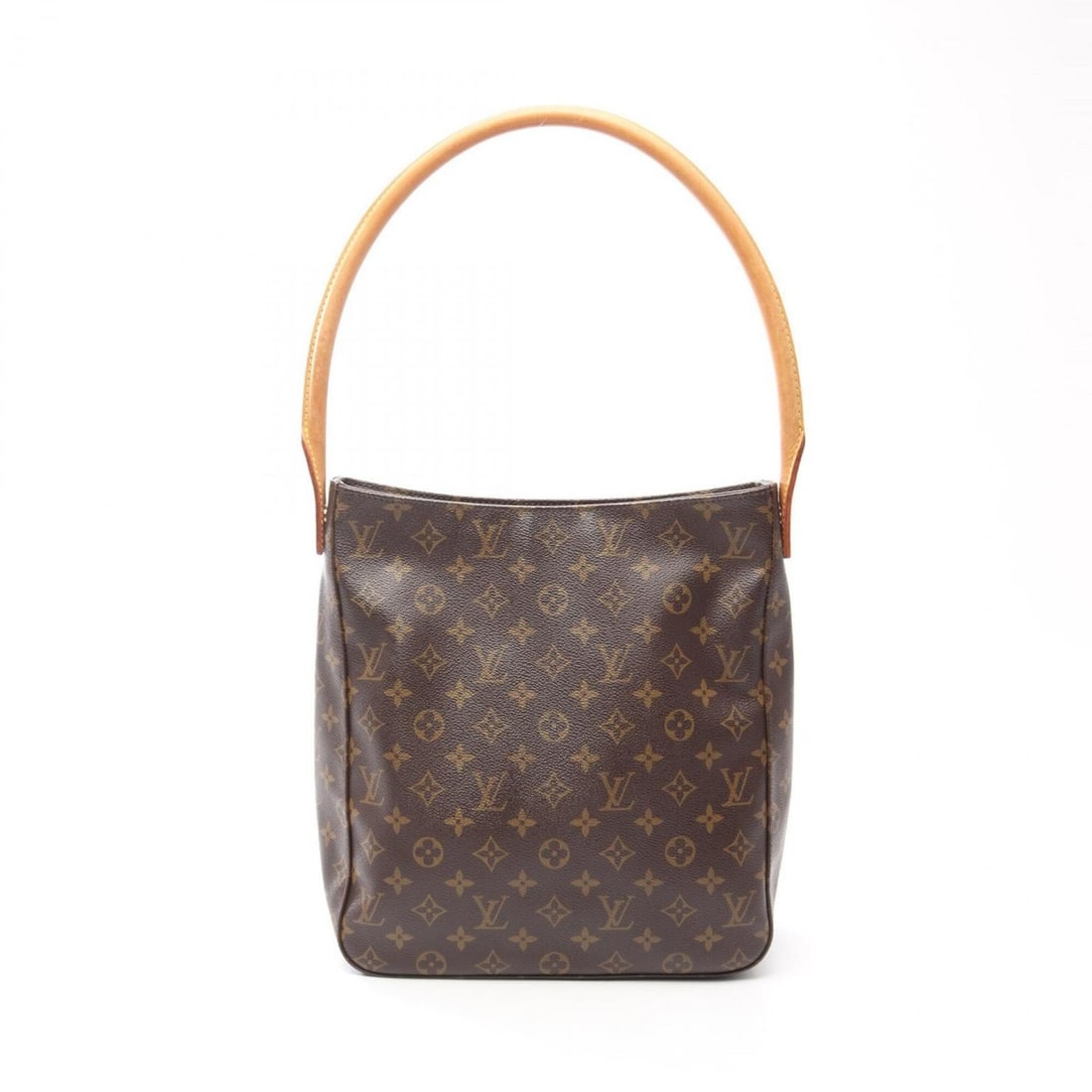 Louis Vuitton Looping GM Monogram Shoulder Bag/Handbag, Coated Canvas and Leather, Women's, Brown,: --- Catalog ---Category: SizeSize (HxWxD): 31cm x 28.5cm x 11cm / 12.2'' x 11.22'' x 4.33''Category: DesignType: Handbag, Shoulder bagColor: BrownGender: WomenMaterial: Coated canvas , Leather Categor