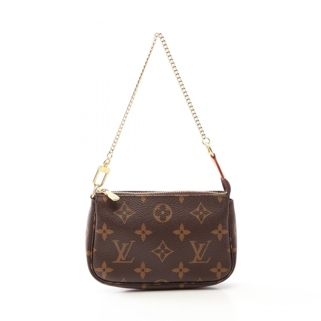 Louis Vuitton Mini Pochette Accessoires Monogram Handbag, Coated Canvas Leather, Women's, Brown,: --- Catalog ---Category: SizeSize (HxWxD): 9.5cm x 14.5cm x 3cm / 3.74'' x 5.7'' x 1.18''Category: DesignType: Handbag, PochetteColor: Brown, MonogramGender: WomenMaterial: Monogram , Leather Category