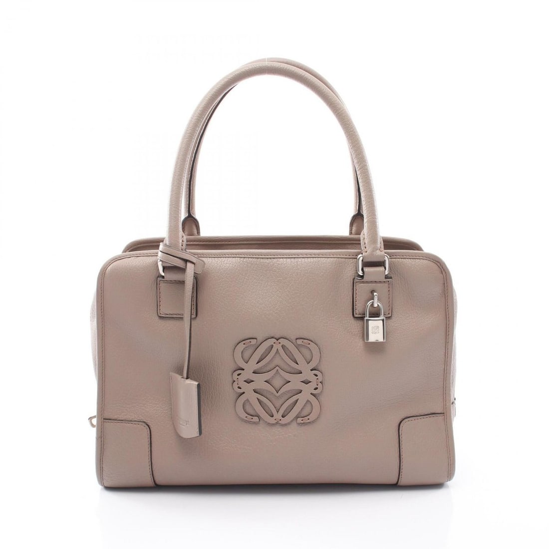 Loewe Amazona 35 Handbag, Leather, Women's, Beige: --- Catalog ---Category: SizeSize (HxWxD): 23cm x 35cm x 13cm / 9.05'' x 13.77'' x 5.11''Category: DesignType: HandbagColor: BeigeGender: WomenMaterial: Leather Category: GeneralBrand: Loewe--- Item L