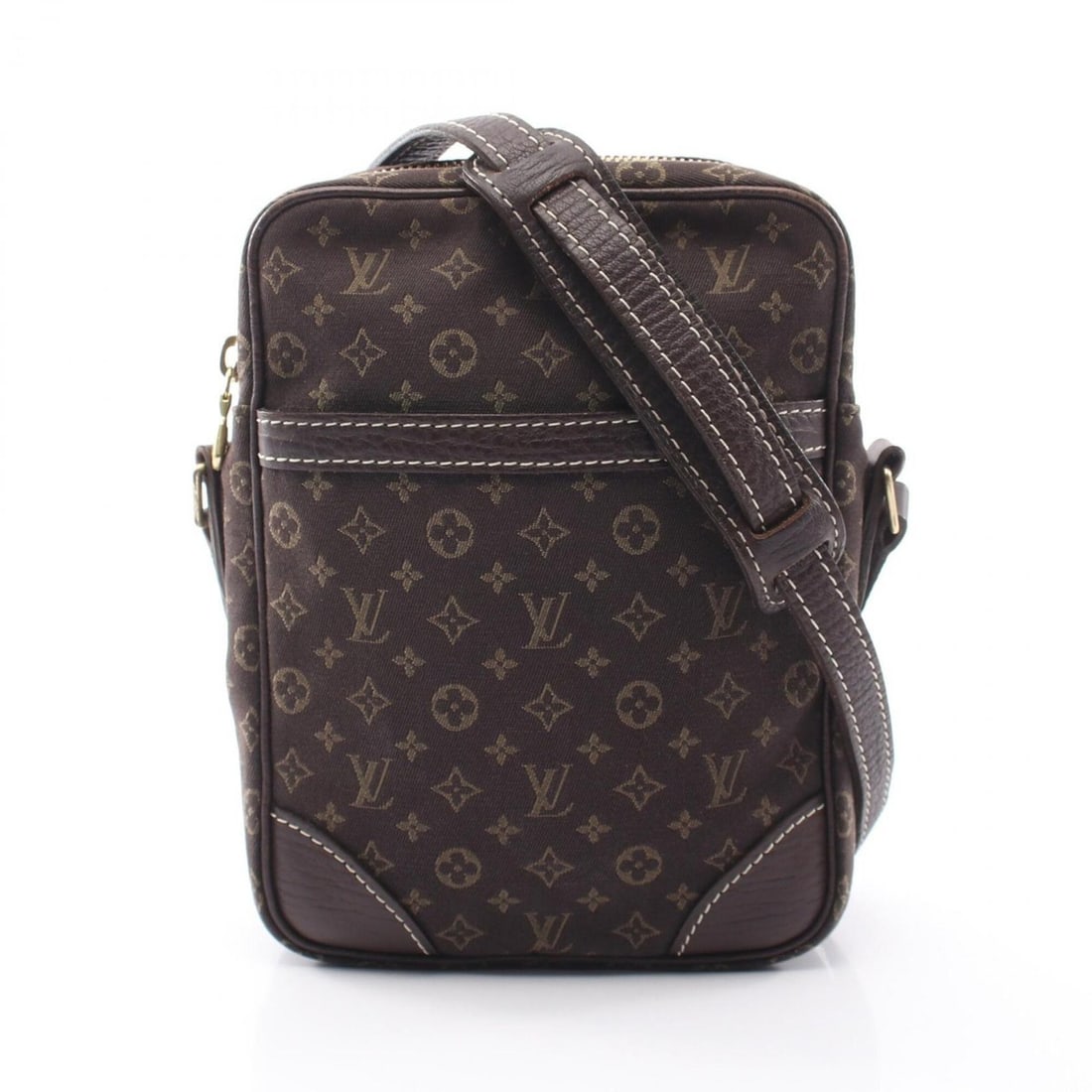 Louis Vuitton Pochette Danube Monogram Mini Lin Ebene Shoulder Bag Handbag Canvas Leather Women's: --- Catalog ---Category: SizeSize (HxWxD): 20cm x 15cm x 4.5cm / 7.87'' x 5.9'' x 1.77''Category: DesignType: Handbag, Pochette, Shoulder bagColor: Brown, EbeneGender: WomenMaterial: Canvas , Leather 