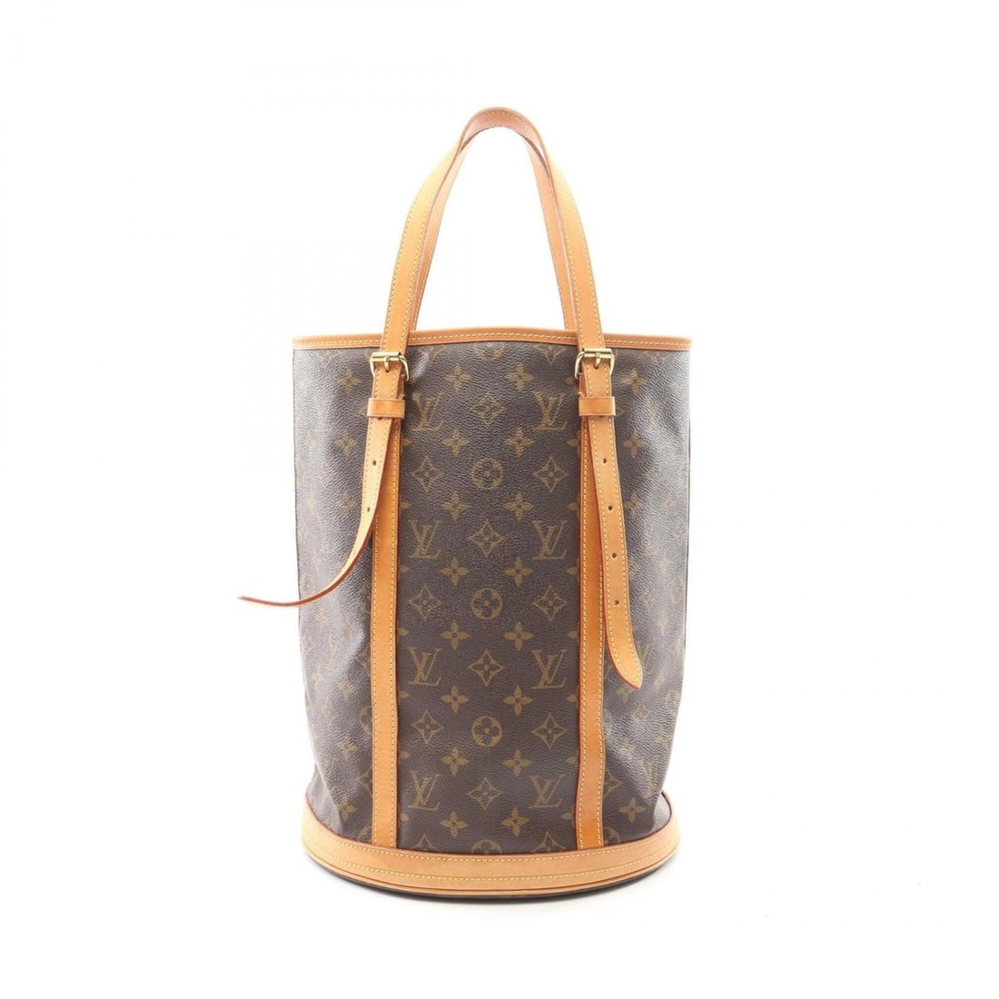 Louis Vuitton Bucket GM Monogram Shoulder Bag/Handbag, Coated Canvas and Leather, Women's, Brown,: --- Catalog ---Category: SizeSize (HxWxD): 36cm x 27cm x 20cm / 14.17'' x 10.62'' x 7.87''Category: DesignType: Handbag, Shoulder bagColor: Brown, MonogramGender: WomenMaterial: Monogram Category: Gen
