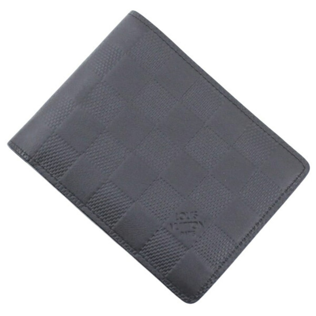 Louis Vuitton Bi-fold Wallet, Billfold, Portefeuille Multiple, Damier Infini, Black, Men's, N63124,: --- Catalog ---Category: SizeSize (HxWxD): 9.3cm x 12cm x 2cm / 3.66'' x 4.72'' x 0.78''Category: DesignType: Wallet (bi-fold)Color: Black, InfiniGender: MenMaterial: Damier Infini Category: GeneralMP