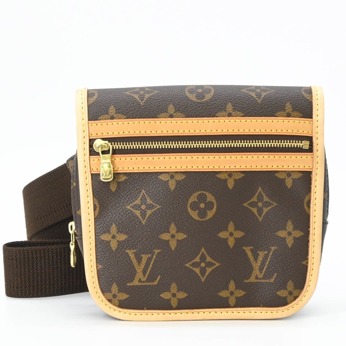 LOUIS VUITTON Louis Vuitton Monogram Bumbag Bosphore Waist Pouch Bag Brown M40108: --- Catalog ---Category: SizeSize (HxWxD): 16.5cm x 17cm x 3.5cm / 6.49'' x 6.69'' x 1.37''Category: DesignType: PouchColor: Brown, MonogramGender: WomenMaterial: Monogram , Canvas Category: GeneralMP