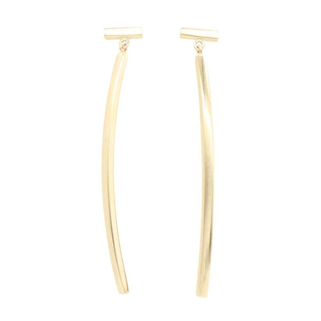 Tiffany & Co. T Bar Earrings, 18K (Yellow Gold), Women's Jewelry, Gold Tone: --- Catalog ---Category: SizeSize (HxWxD): 42.00mm x 6.00mm / 1.65'' x 0.24''Category: DesignType: Stud earringsColor: GoldGender: WomenMaterial: Yellow gold (18K)Category: GeneralBrand: Tiffany--- It