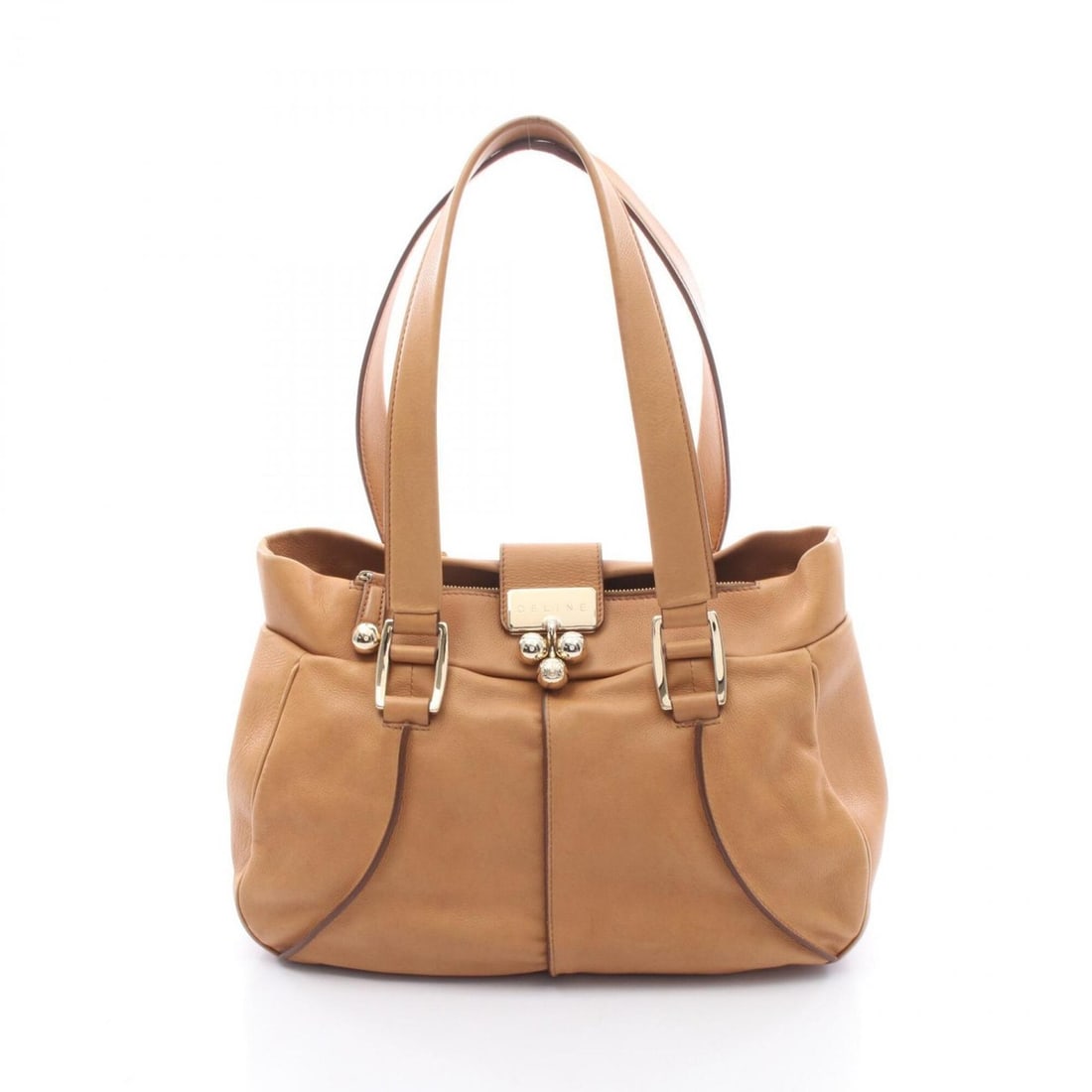 Celine Blossom Shoulder Bag/Handbag, Leather, Women's, Brown: --- Catalog ---Category: SizeSize (HxWxD): 24cm x 34cm x 13.5cm / 9.44'' x 13.38'' x 5.31''Category: DesignType: Handbag, Shoulder bagColor: BrownGender: WomenMaterial: Leather Category: GeneralBrand:
