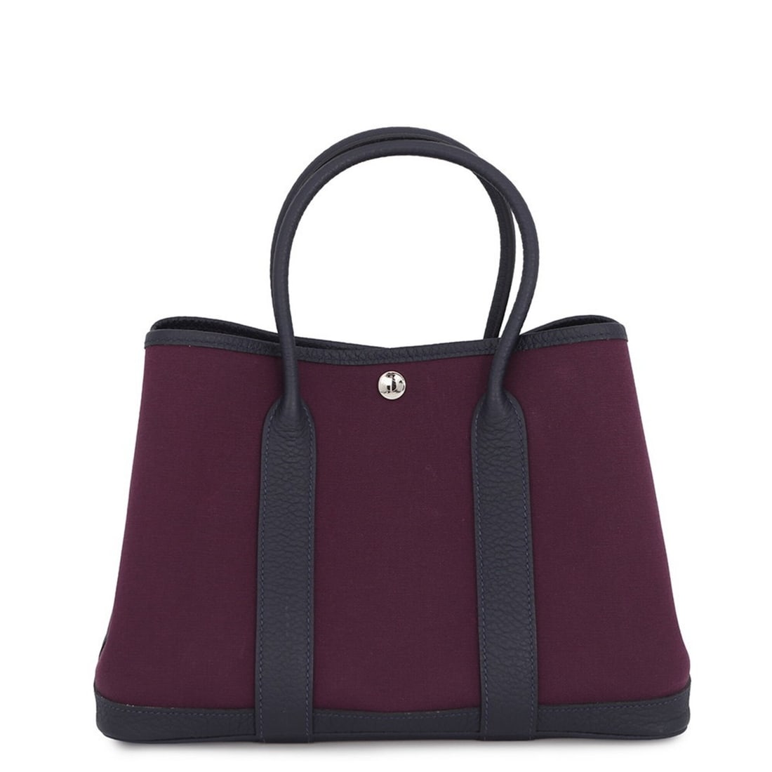 Hermes Garden TPM Tote Bag, Cassis Blue Nuit, Toile Officier Negonda, D stamp, Garden, handbag,: --- Catalog ---Category: SizeWeight: 450g / 15.87oz.Size (HxWxD): 21cm x 30cm x 13cm / 8.26'' x 11.81'' x 5.11''Category: DesignType: Handbag, Tote bagColor: Blue nuit, CassisGender: WomenMaterial: To