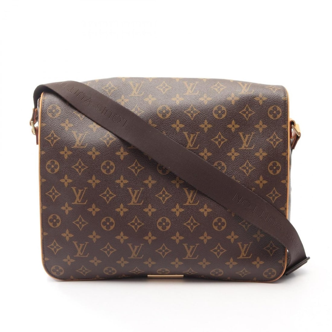 Louis Vuitton LOUIS VUITTON Abesses Shoulder Bag Handbag Coated Canvas Leather Monogram Men's: --- Catalog ---Category: SizeSize (HxWxD): 28cm x 36cm x 10cm / 11.02'' x 14.17'' x 3.93''Category: DesignType: Handbag, Shoulder bagColor: Brown, MonogramGender: Men,WomenMaterial: Coated canvas , Le