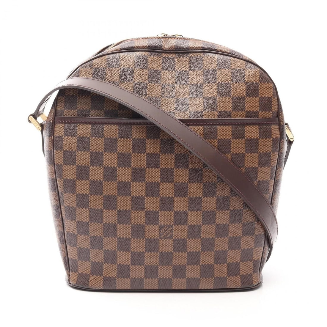 Louis Vuitton Ipanema GM Damier Ebene Shoulder Bag/Handbag, Coated Canvas and Leather, Pattern,: --- Catalog ---Category: SizeSize (HxWxD): 29cm x 24cm x 7.5cm / 11.41'' x 9.44'' x 2.95''Category: DesignType: Handbag, Shoulder bagColor: Brown, EbeneGender: WomenMaterial: Coated canvas , Leather ,
