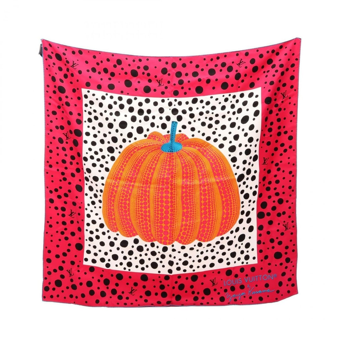 Louis Vuitton x Yayoi Kusama Carre 90 Pumpkin Scarf, Silk, Women's, Pink/Multicolor M78394: --- Catalog ---Category: SizeSize (LxW): 88cm x 88cm / 34.64'' x 34.64''Category: DesignType: ScarfColor: Multi-color, PinkGender: WomenMaterial: Silk Category: GeneralMPN: M78394Brand: Louis Vuitton-
