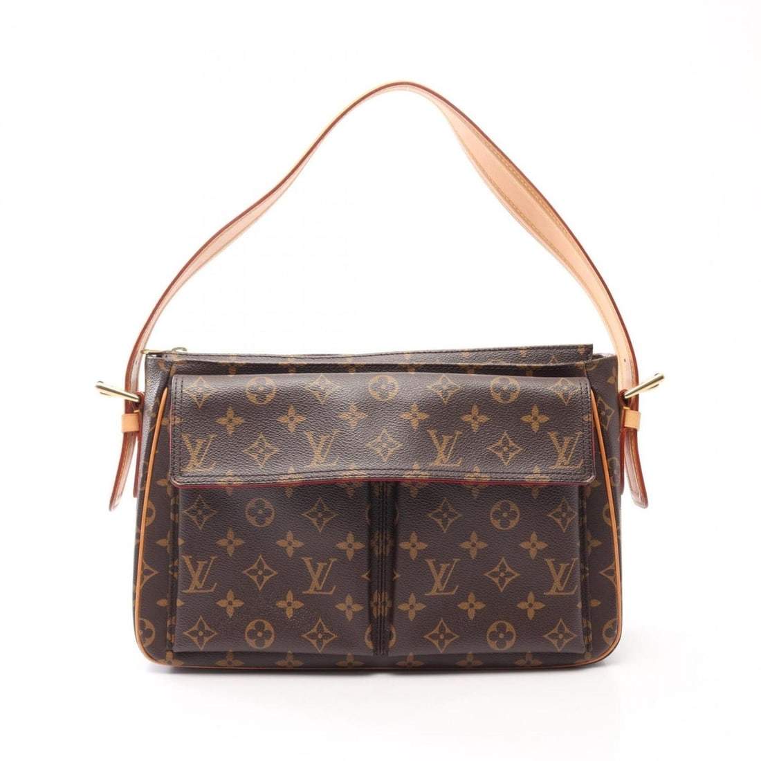Louis Vuitton LOUIS VUITTON Vivacite GM Monogram Shoulder Bag Handbag Coated Canvas Leather Women's: --- Catalog ---Category: SizeSize (HxWxD): 20cm x 32cm x 10cm / 7.87'' x 12.59'' x 3.93''Category: DesignType: Handbag, Shoulder bagColor: BrownGender: WomenMaterial: Coated canvas , Leather Category: