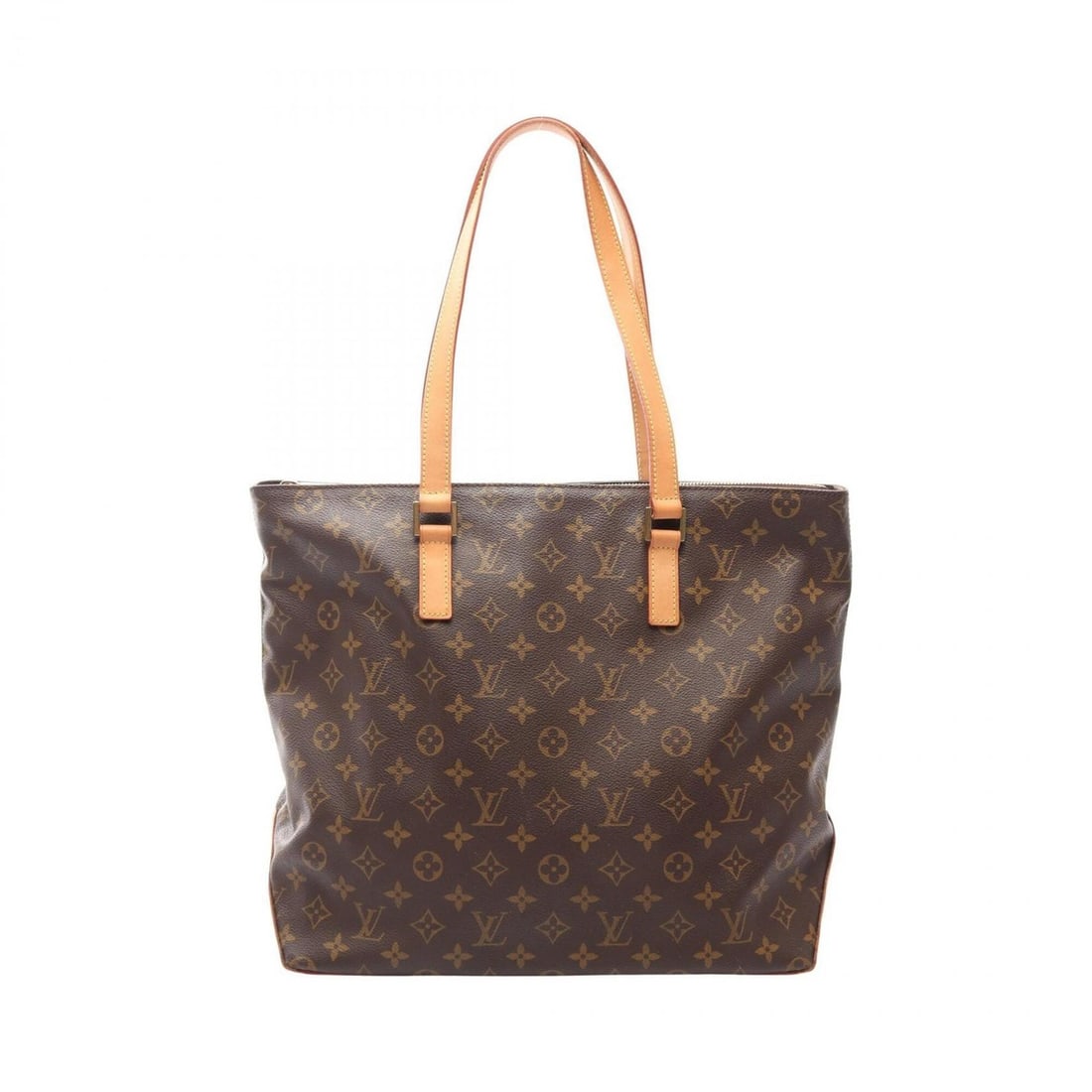 Louis Vuitton Cabas Mezzo Monogram Tote Bag Handbag, Coated Canvas Leather, Women's, Brown, M51151: --- Catalog ---Category: SizeSize (HxWxD): 32cm x 35cm x 16cm / 12.59'' x 13.77'' x 6.29''Category: DesignType: Handbag, Tote bagColor: BrownGender: WomenMaterial: Coated canvas , Leather Category: Ge