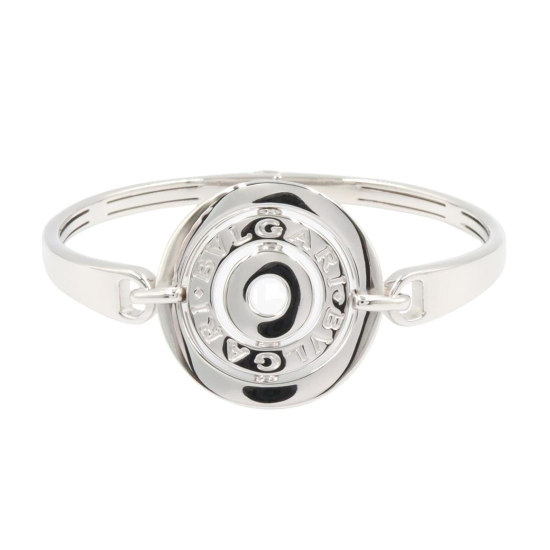 Bulgari BVLGARI Astrale Cerchi Bracelet, 18KWG (White Gold), Women's, Silver Tone: --- Catalog ---Category: SizeLength: 15.5cm / 6.1''Category: DesignType: BangleColor: SilverGender: WomenMaterial: White gold (18K)Category: GeneralBrand: Bvlgari--- Item List ---Section: ConditionRan