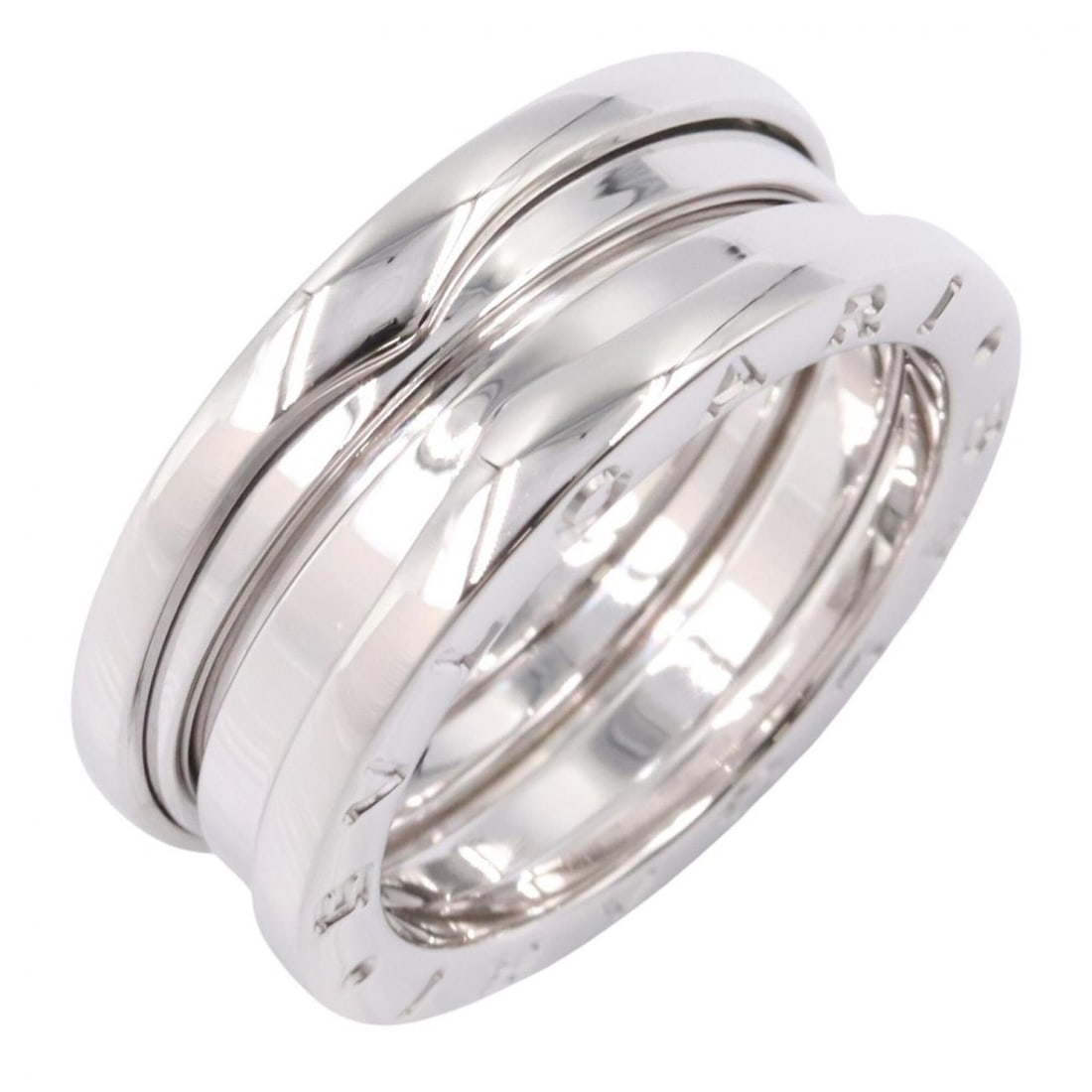 Bvlgari Bulgari B-zero1 Ring, 3-band ring, 18K White Gold (18KWG), Silver-tone, for men and women,: --- Catalog ---Category: SizeJP Size: 14US Size: 7Category: DesignType: Band ringColor: SilverGender: Men,WomenMaterial: White gold (18K)Category: GeneralMPN: 346583Brand: Bvlgari--- Item List ---Sect