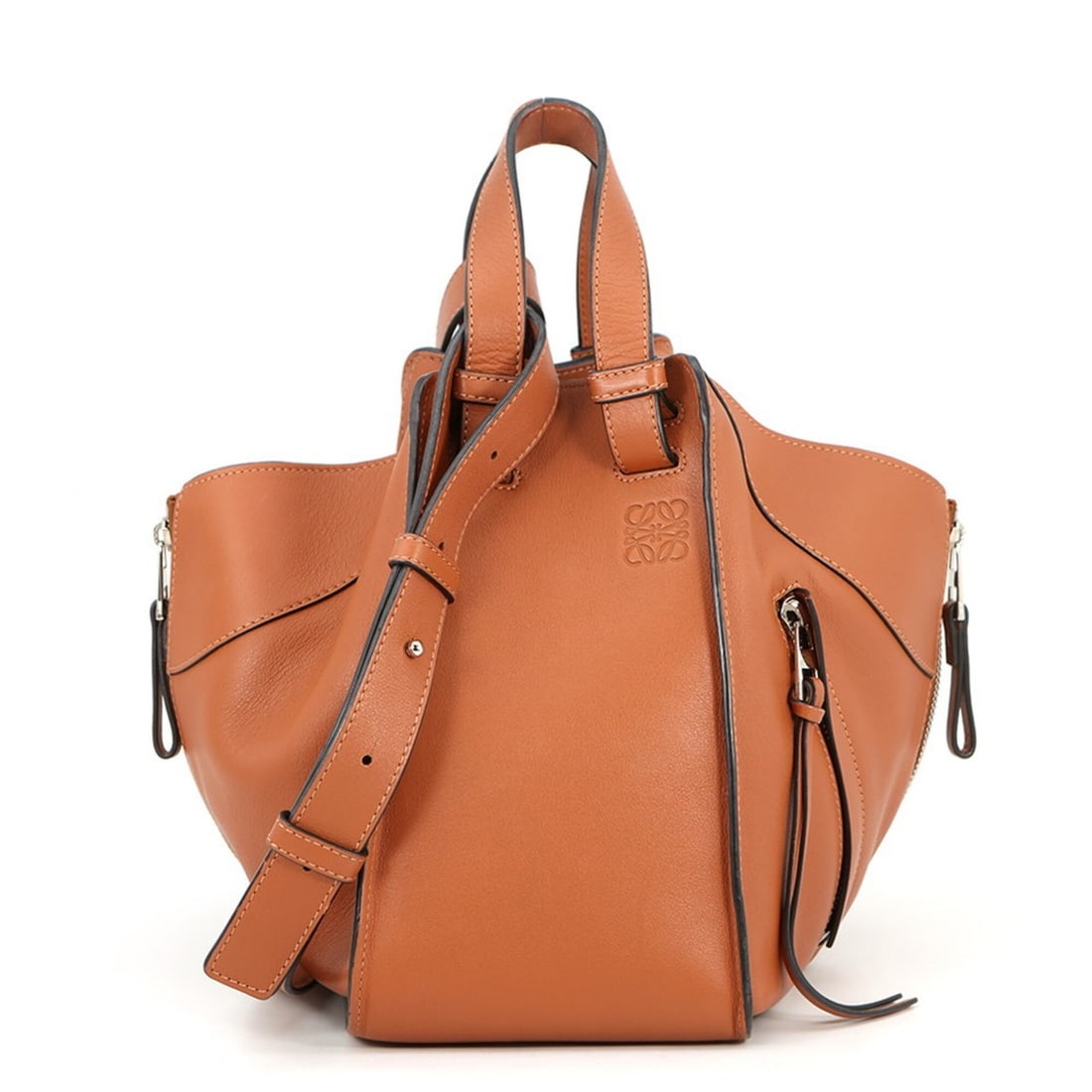 Loewe Hammock Small Calf Leather Handbag 387.30.N60 LOEWE 2-way (1 of 18)