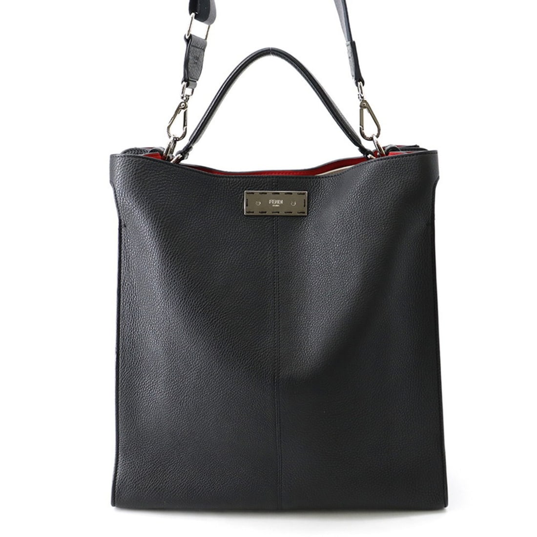 Fendi Peekaboo X-Lite Fit Leather Tote Bag 7VA447 FENDI 2-way Handbag: --- Catalog ---Category: SizeWeight: 1.27kg / 2.79lb.Size (HxWxD): 37cm x 35.5cm x 12cm / 14.56'' x 13.97'' x 4.72''Strap Length: 66.5cm - 103cm / 26.18'' - 40.55''Category: DesignType: Handbag, Tote 
