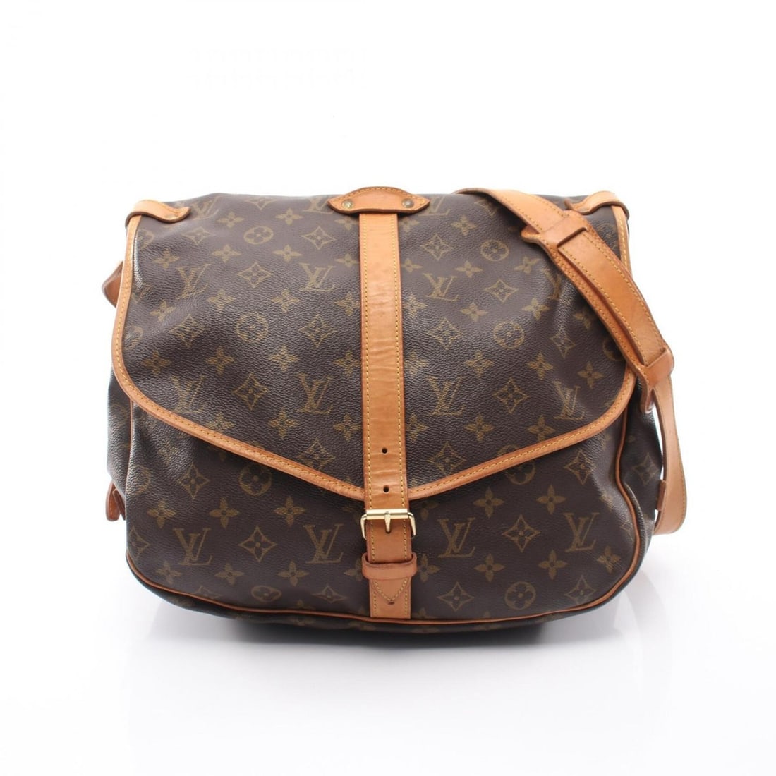 Louis Vuitton Saumur 35 Monogram Shoulder Bag/Handbag, Coated Canvas and Leather, Women's, Brown,: --- Catalog ---Category: SizeSize (HxWxD): 28cm x 33cm x 11cm / 11.02'' x 12.99'' x 4.33''Category: DesignType: Handbag, Shoulder bagColor: Brown, MonogramGender: WomenMaterial: Coated canvas , Leathe